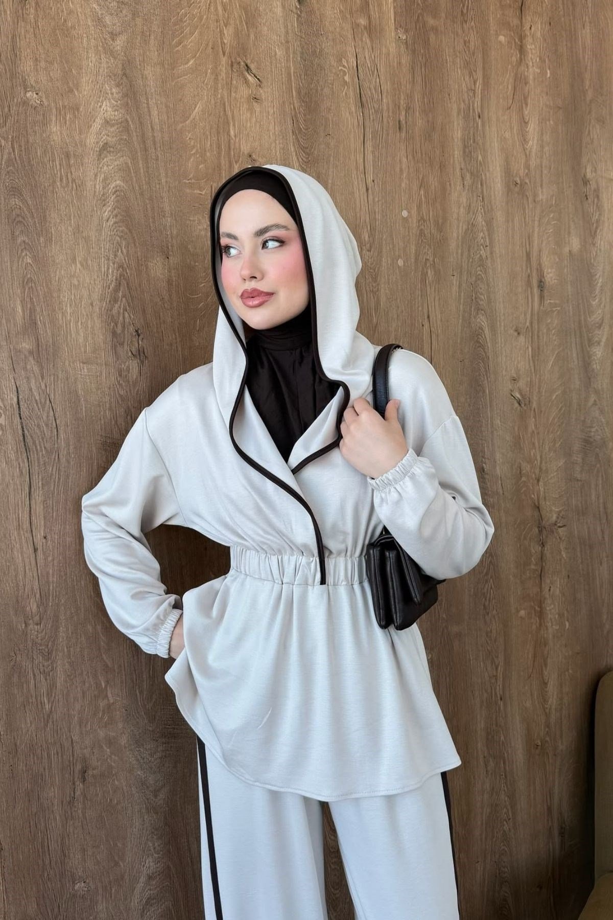 Naly Kapüşonlu Takım Bej, Fiyatları 