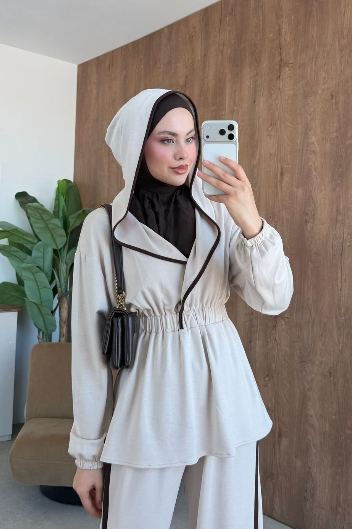 Naly Kapüşonlu Takım Bej, Fiyatları 
