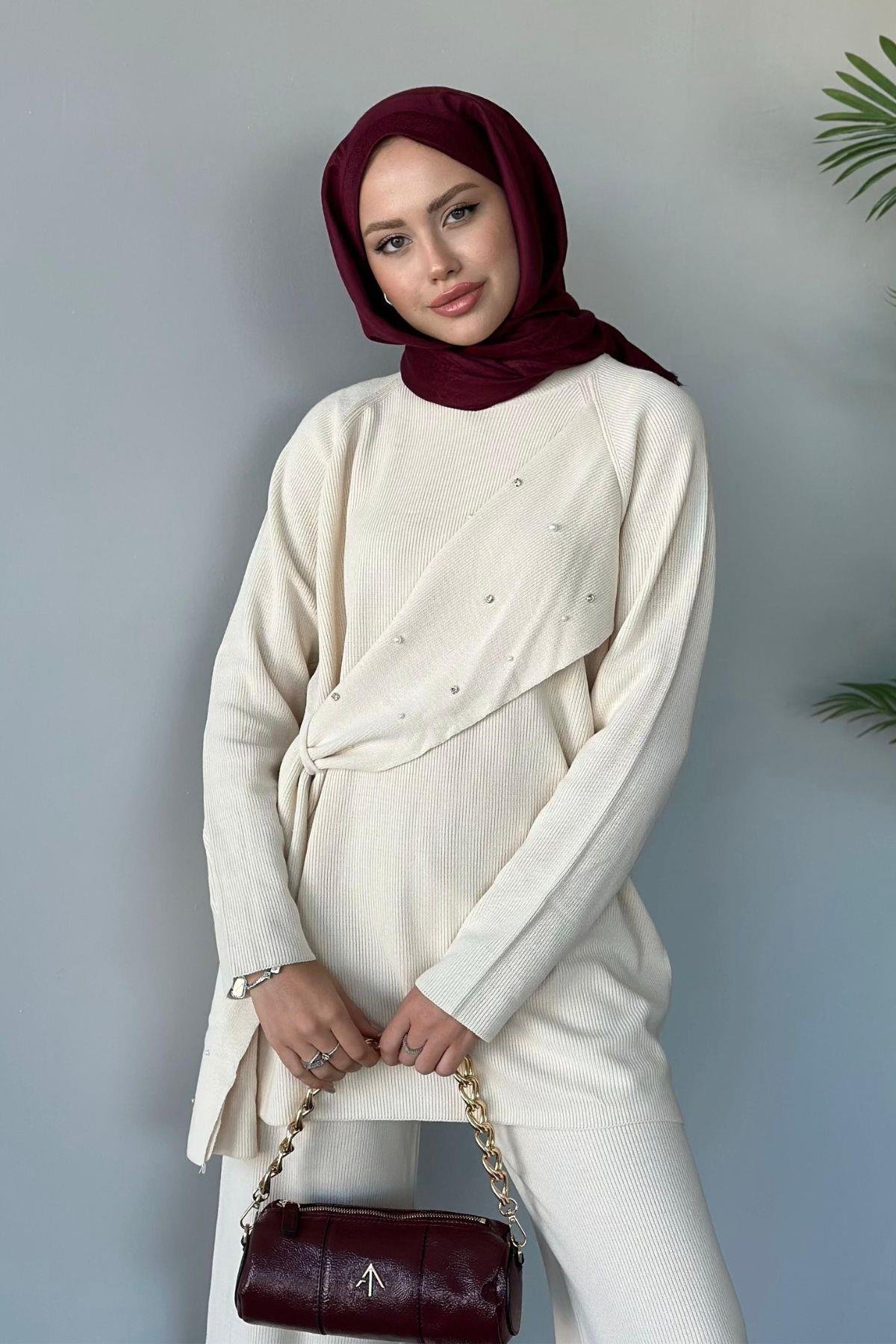 Nazlışah Triko Takım Ekru, Fiyatları 