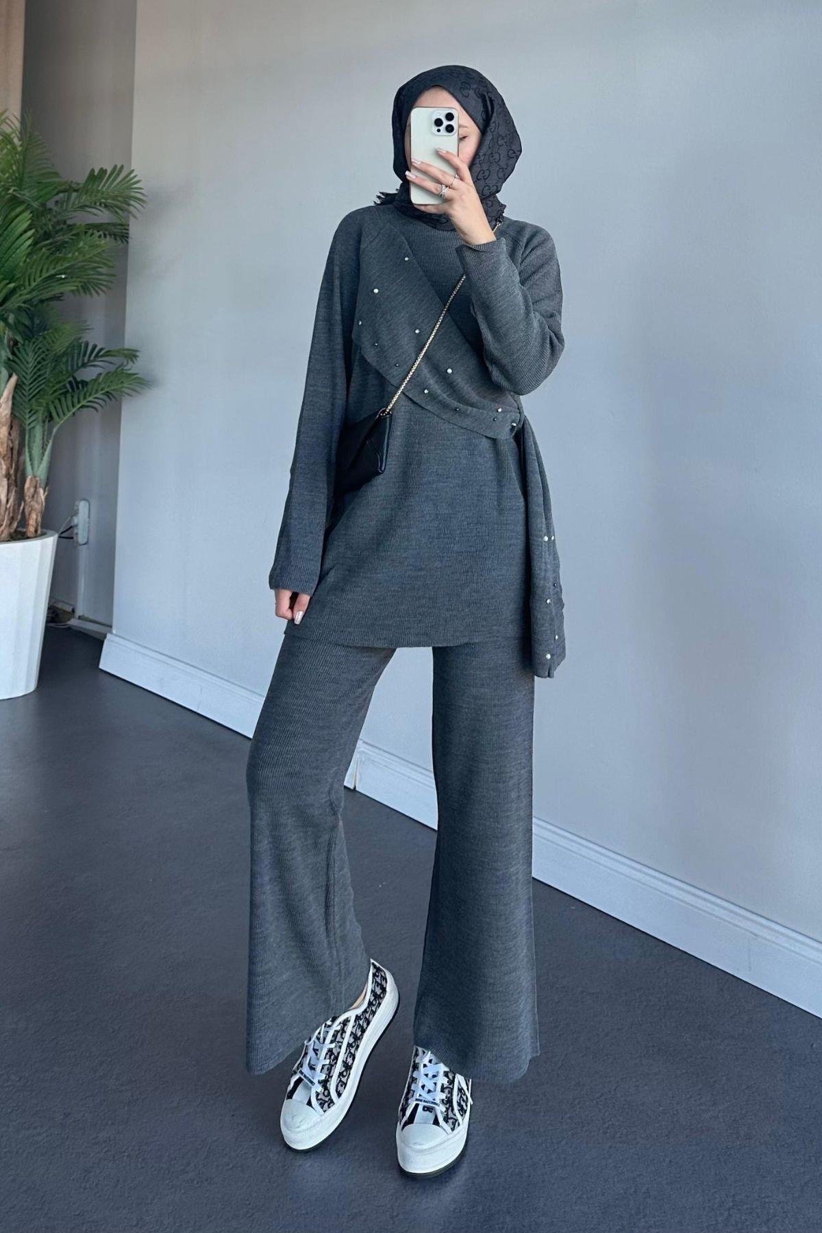 Nazlışah Triko Takım Gri, Fiyatları 