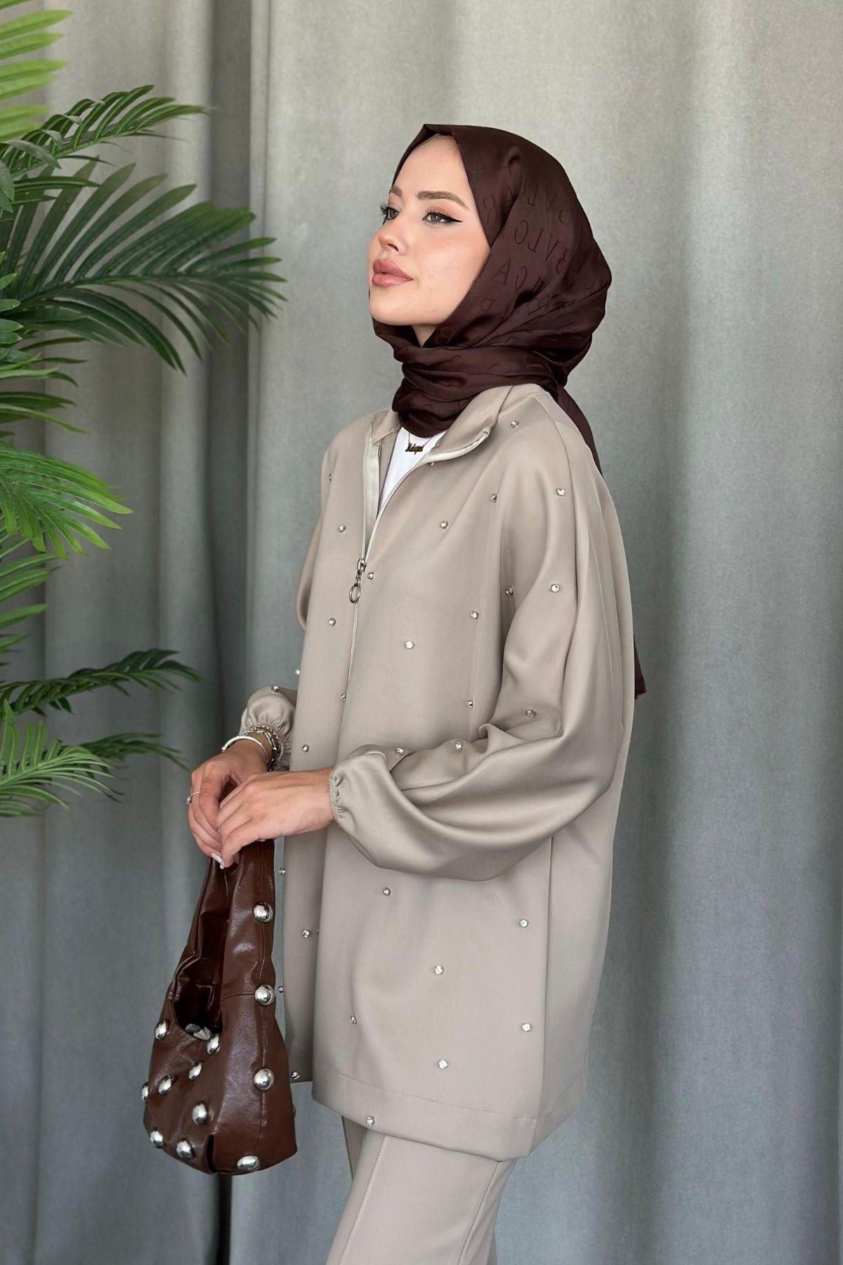 Nepa Taşlı Scuba Takım Bej, Fiyatları 