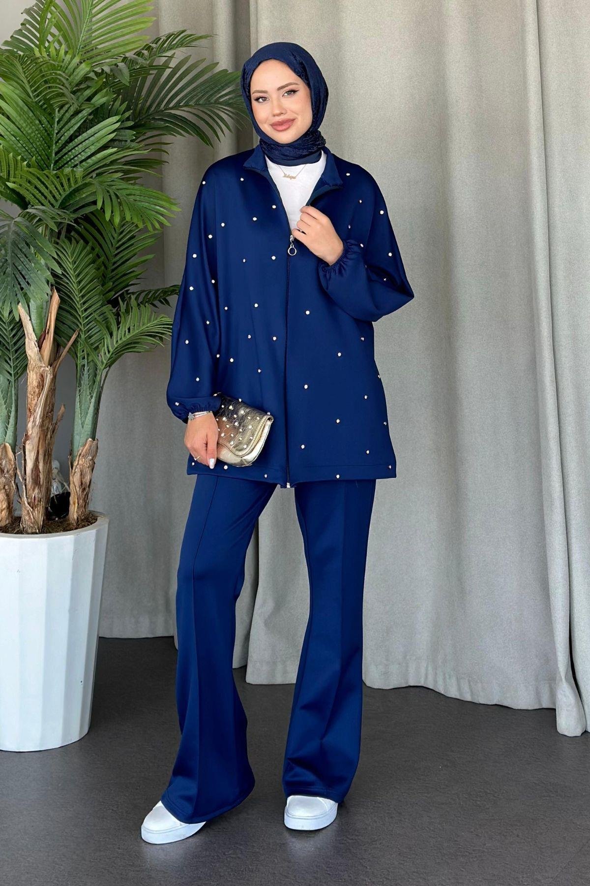 Nepa Taşlı Scuba Takım Lacivert, Fiyatları 