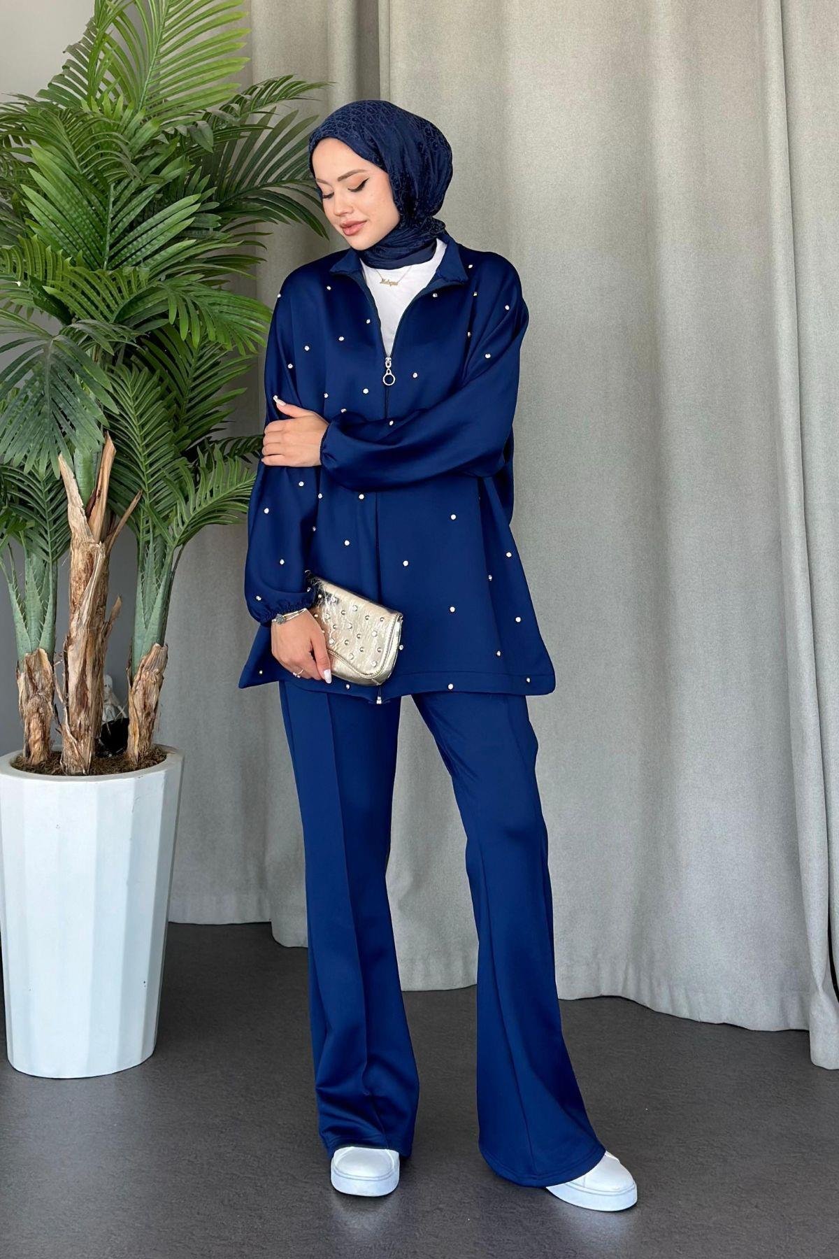 Nepa Taşlı Scuba Takım Lacivert, Fiyatları 