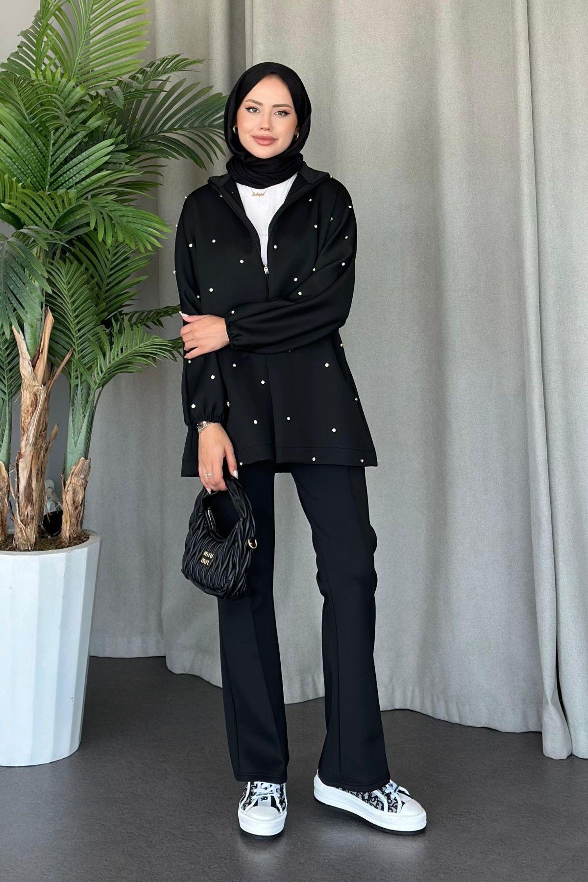 Nepa Taşlı Scuba Takım Siyah, Fiyatları 