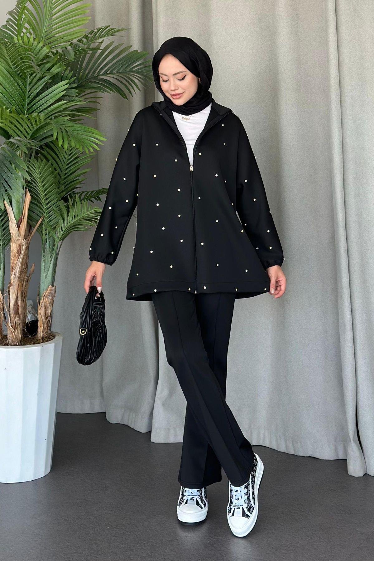 Nepa Taşlı Scuba Takım Siyah, Fiyatları 