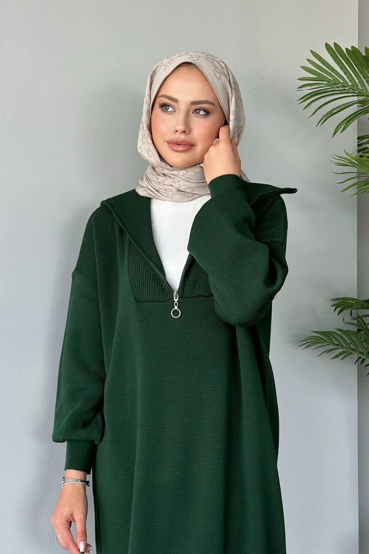 Nergis Triko Elbise Zümrüt, Fiyatları 