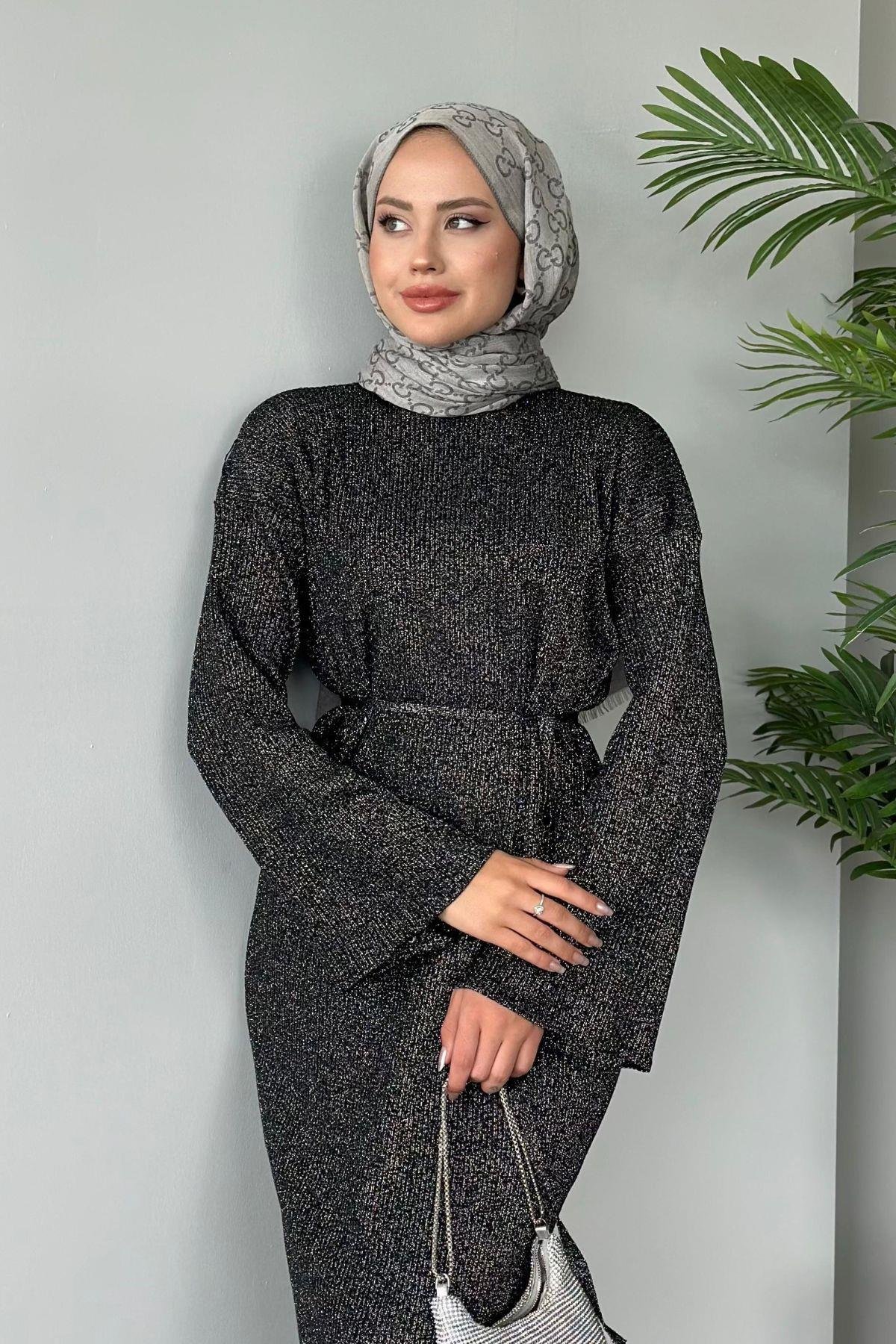 Nesya Triko Elbise Antrasit, Fiyatları 