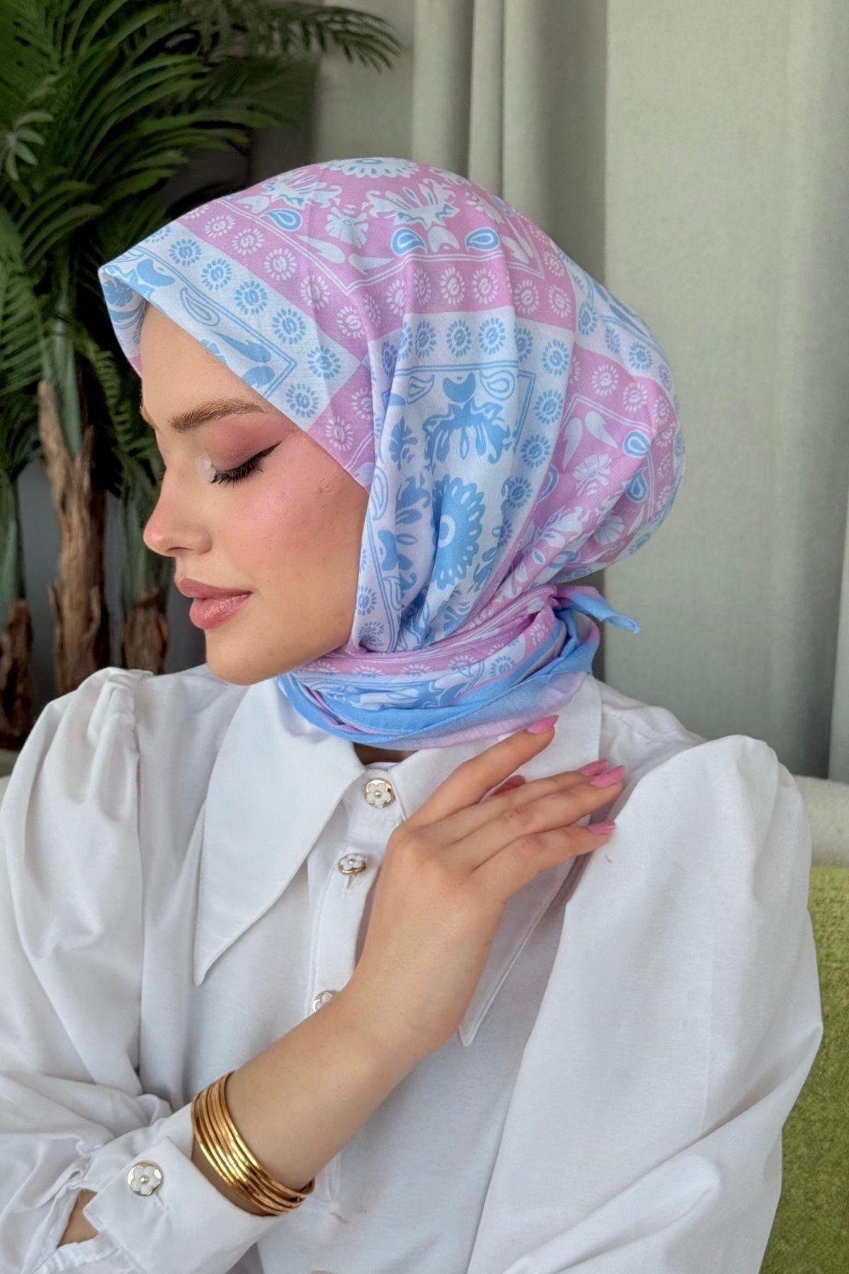 Nisa Soft Eşarp Bebe Mavi, Fiyatları Nisa Soft Eşarp Bebe Mavi- Haza Moda 