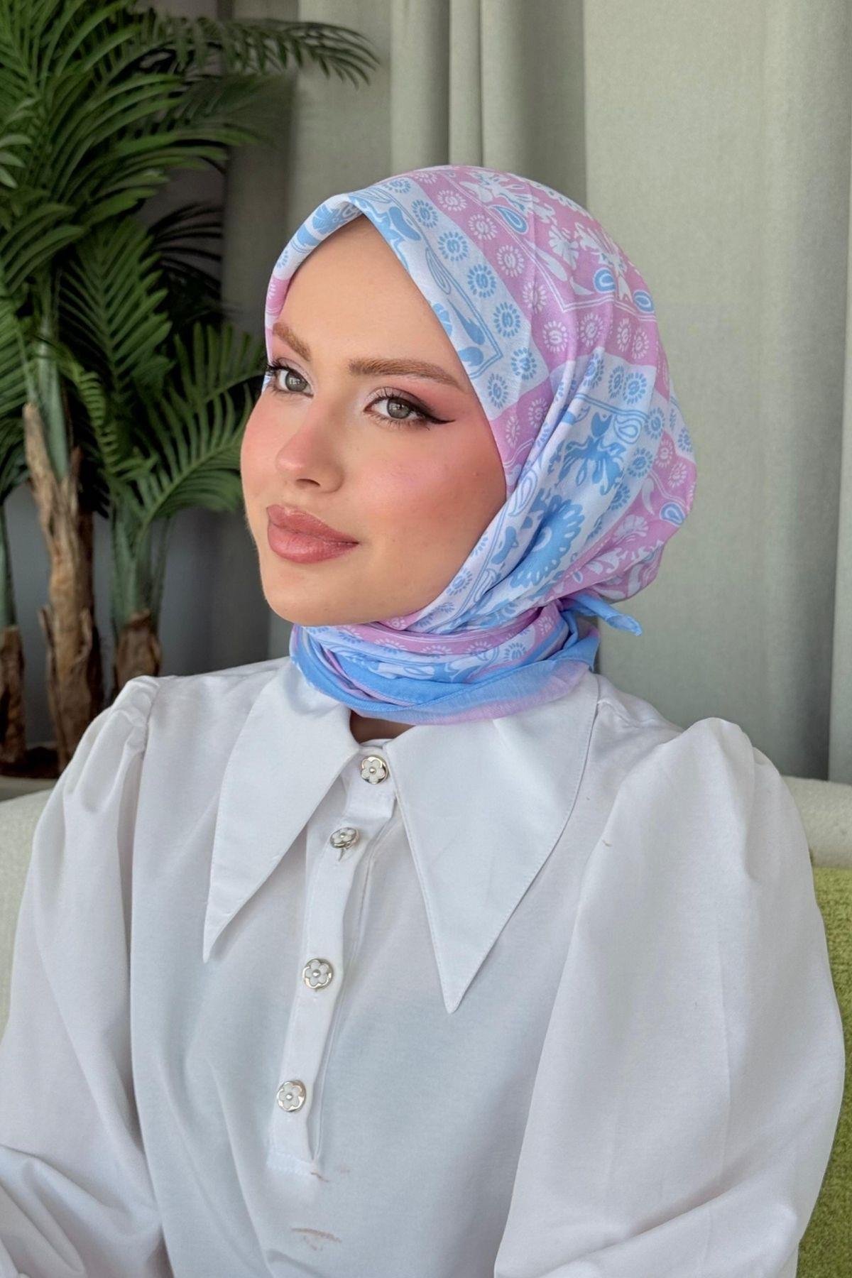 Nisa Soft Eşarp Bebe Mavi, Fiyatları Nisa Soft Eşarp Bebe Mavi- Haza Moda 