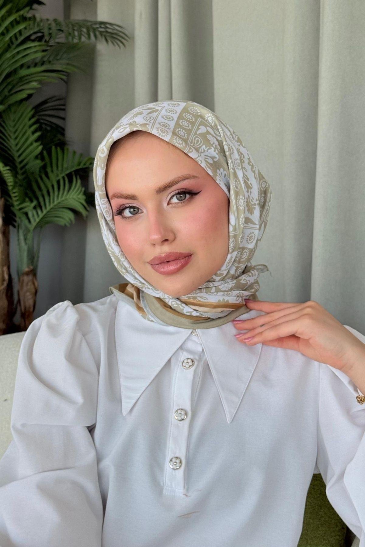 Nisa Soft Eşarp Mint, Fiyatları Nisa Soft Eşarp Mint- Haza Moda 