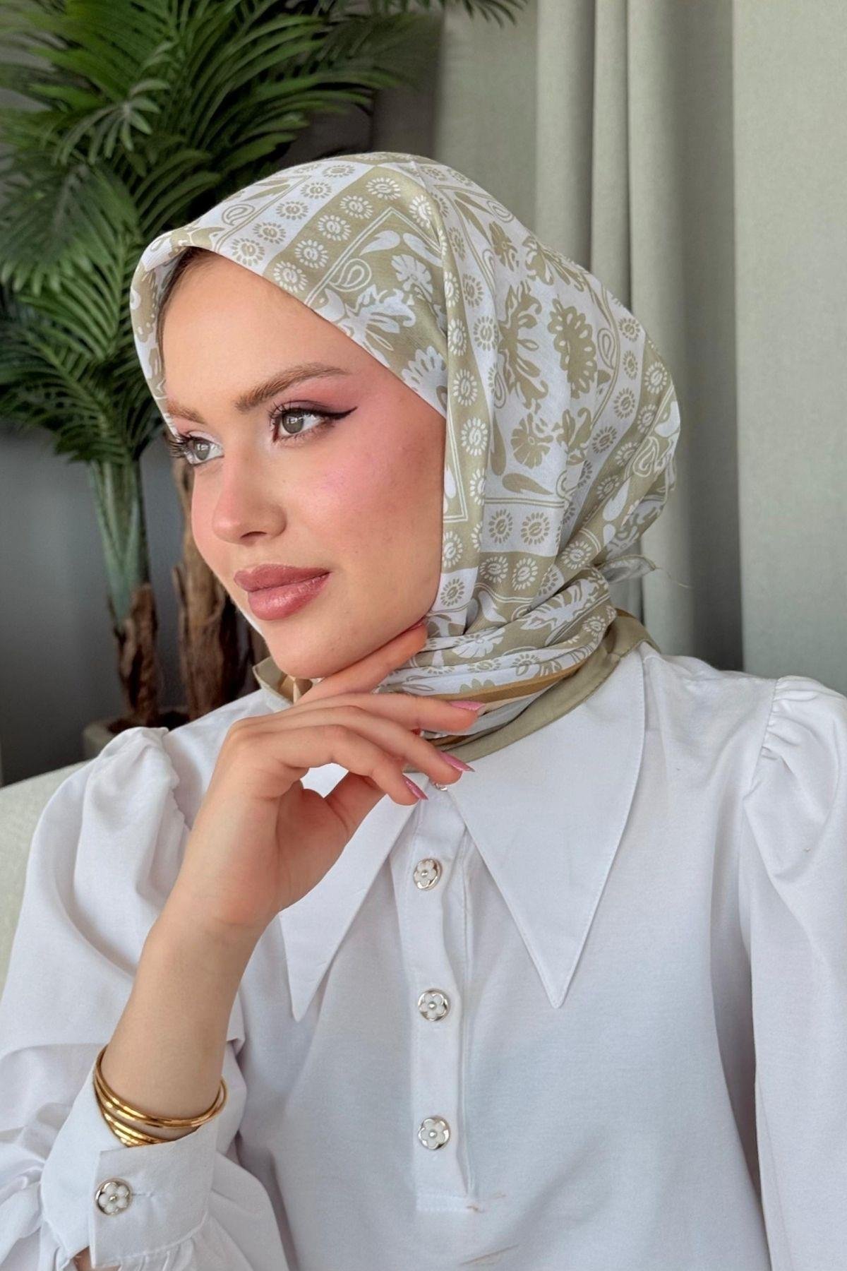 Nisa Soft Eşarp Mint, Fiyatları Nisa Soft Eşarp Mint- Haza Moda 