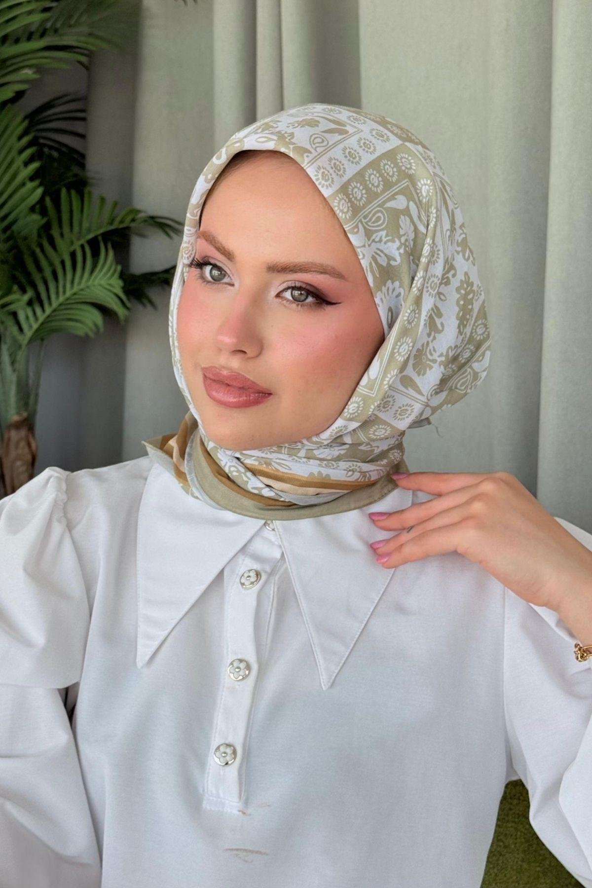 Nisa Soft Eşarp Mint, Fiyatları Nisa Soft Eşarp Mint- Haza Moda 