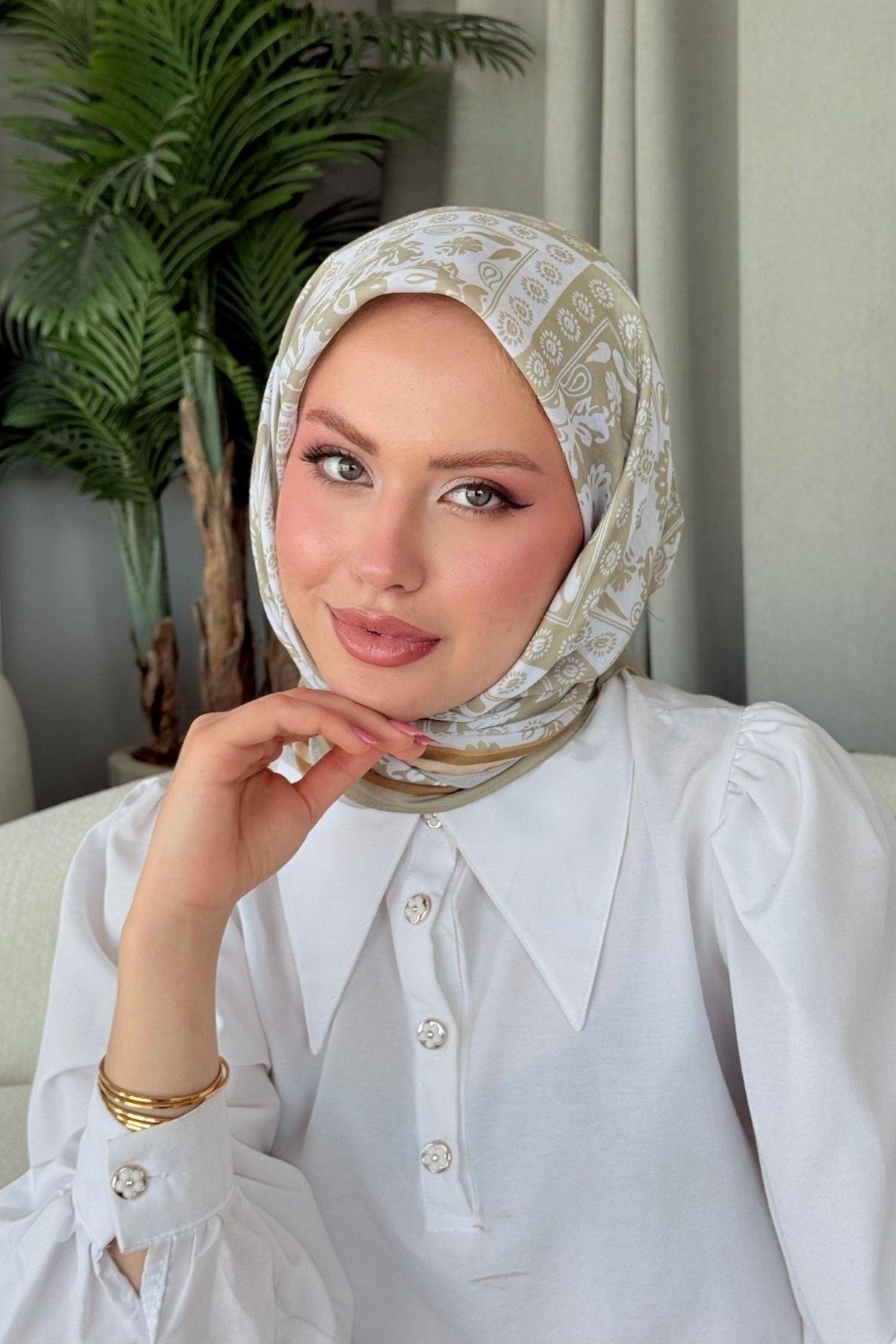 Nisa Soft Eşarp Mint, Fiyatları Nisa Soft Eşarp Mint- Haza Moda 