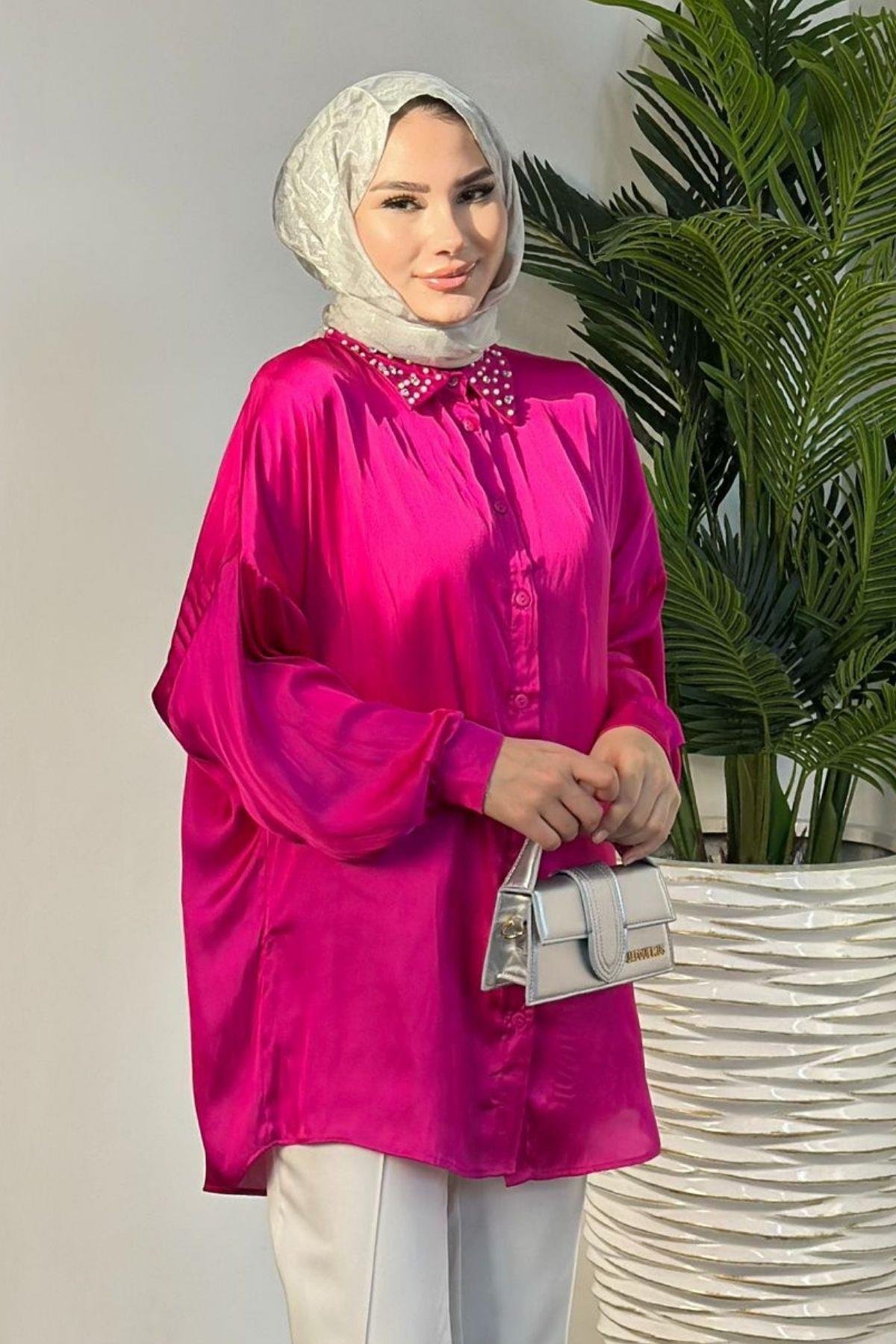 Nisanur Gömlek Fuşya, Fiyatları 