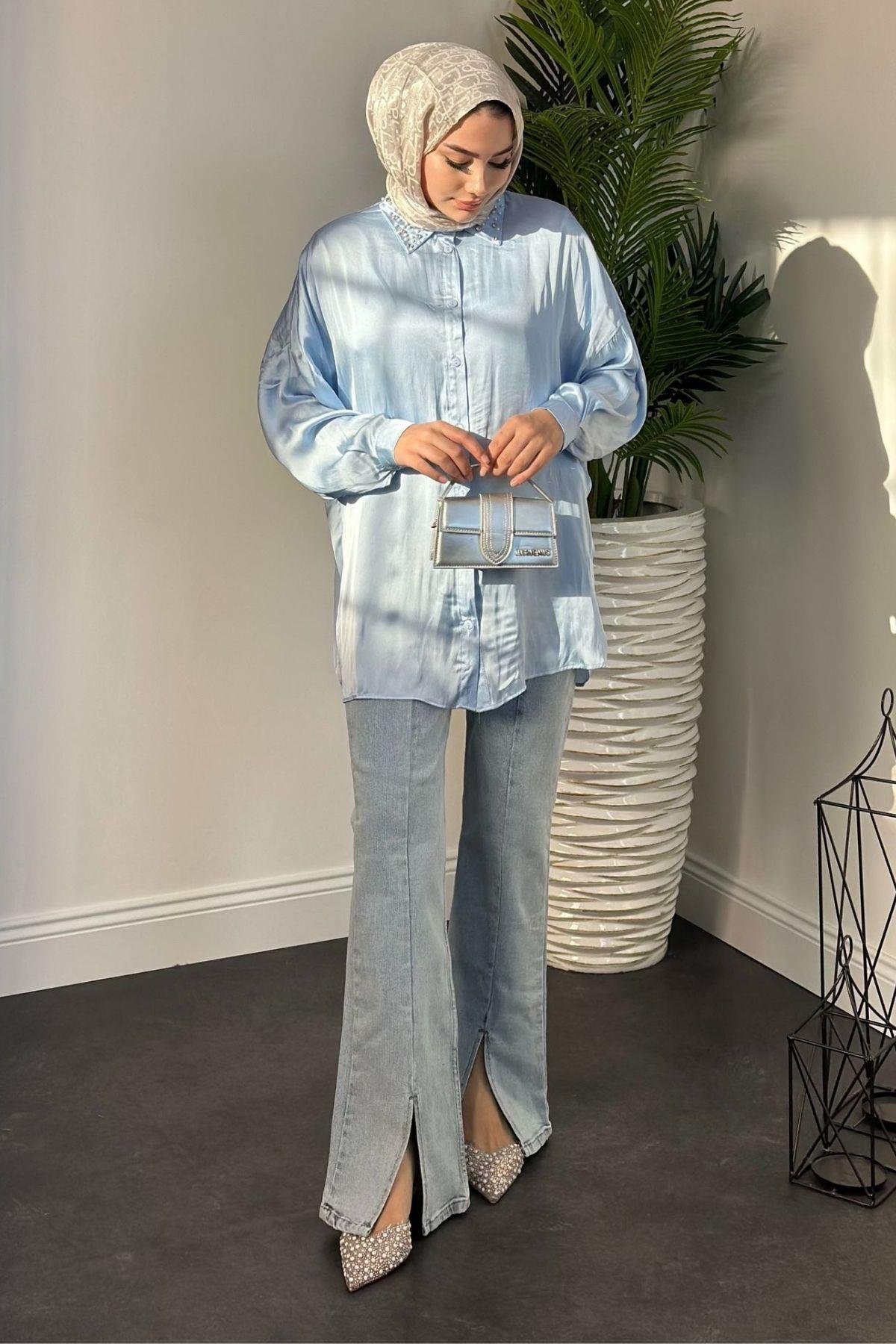 Nisanur Gömlek Mavi, Fiyatları 