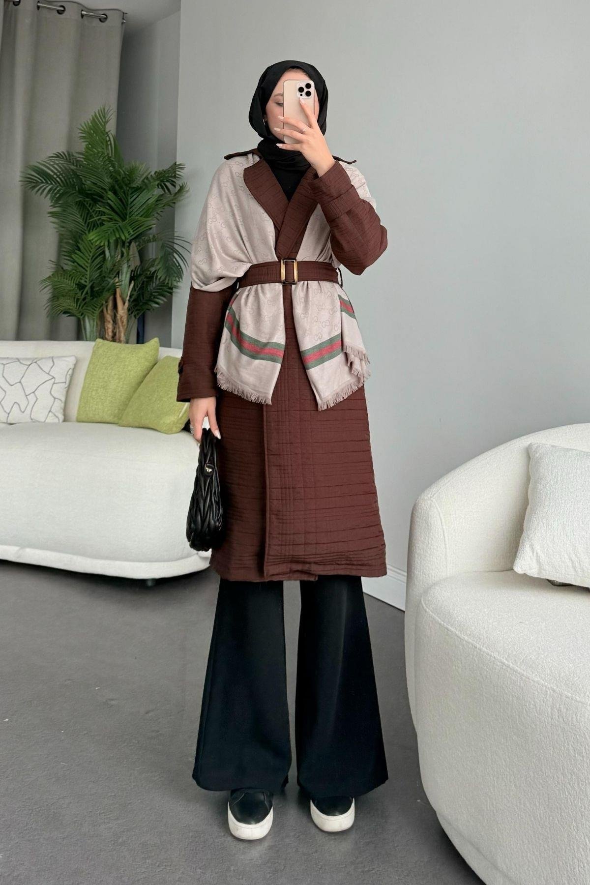 Noure Kapitone Trenç Acıkahve, Fiyatları 