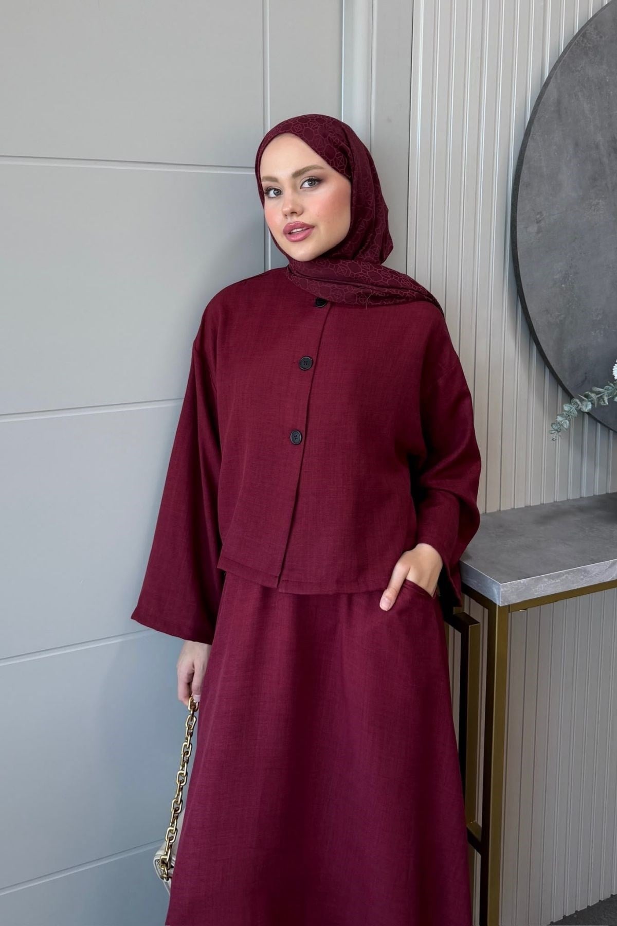 Ogga Etekli Takım Bordo, Fiyatları 