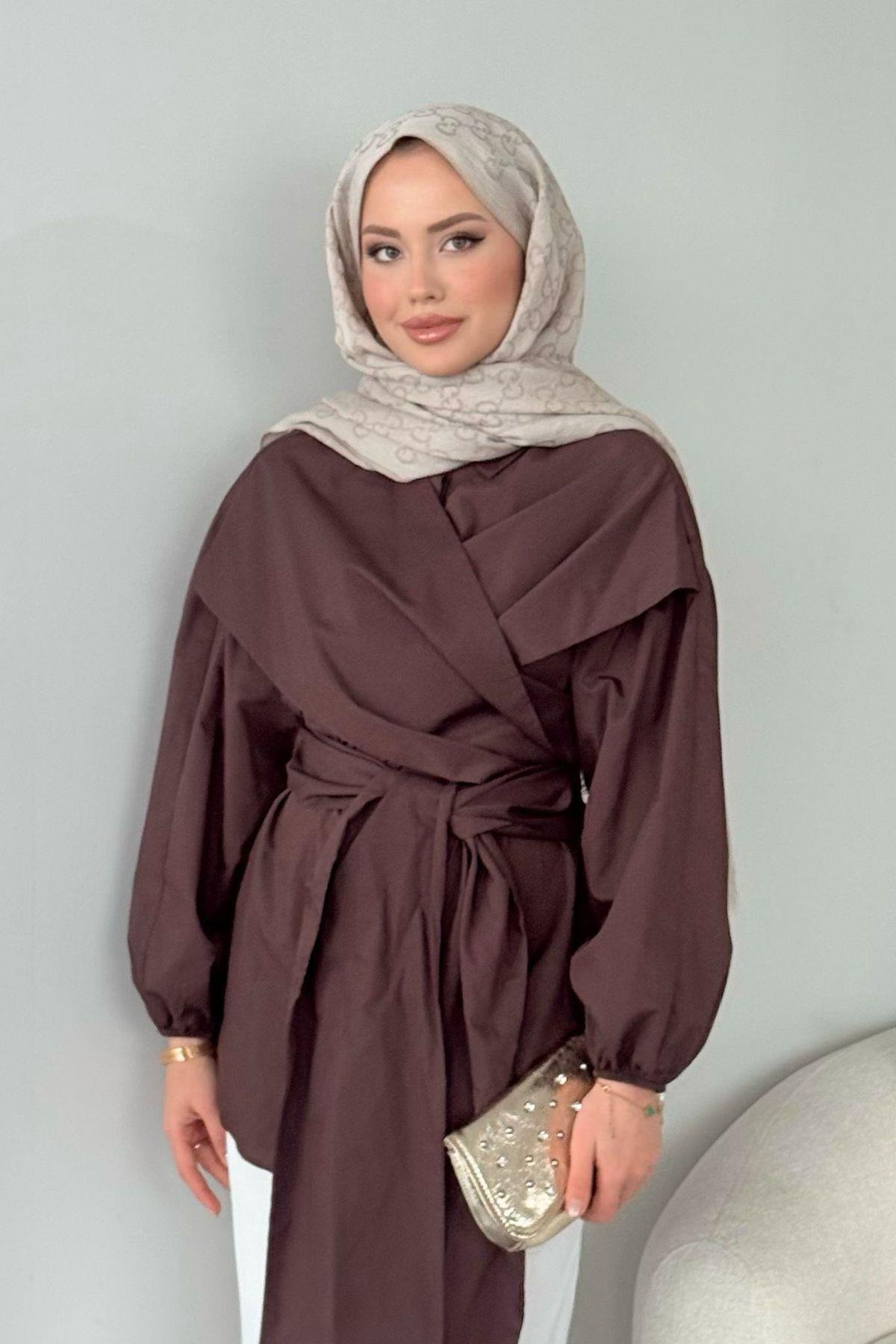 Oliva Bağlamalı Gömlek Kahve, Fiyatları 