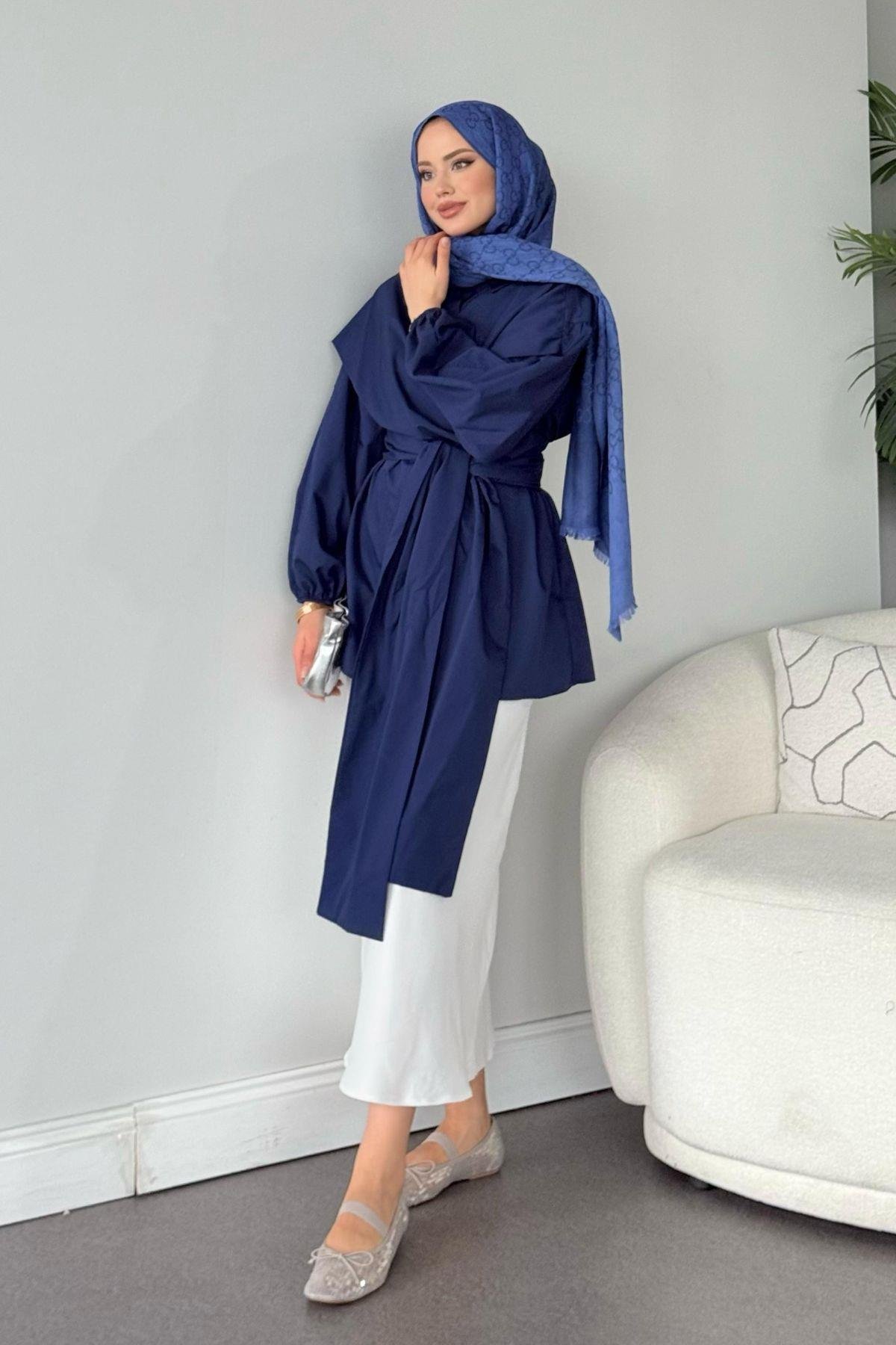 Oliva Bağlamalı Gömlek Lacivert, Fiyatları 