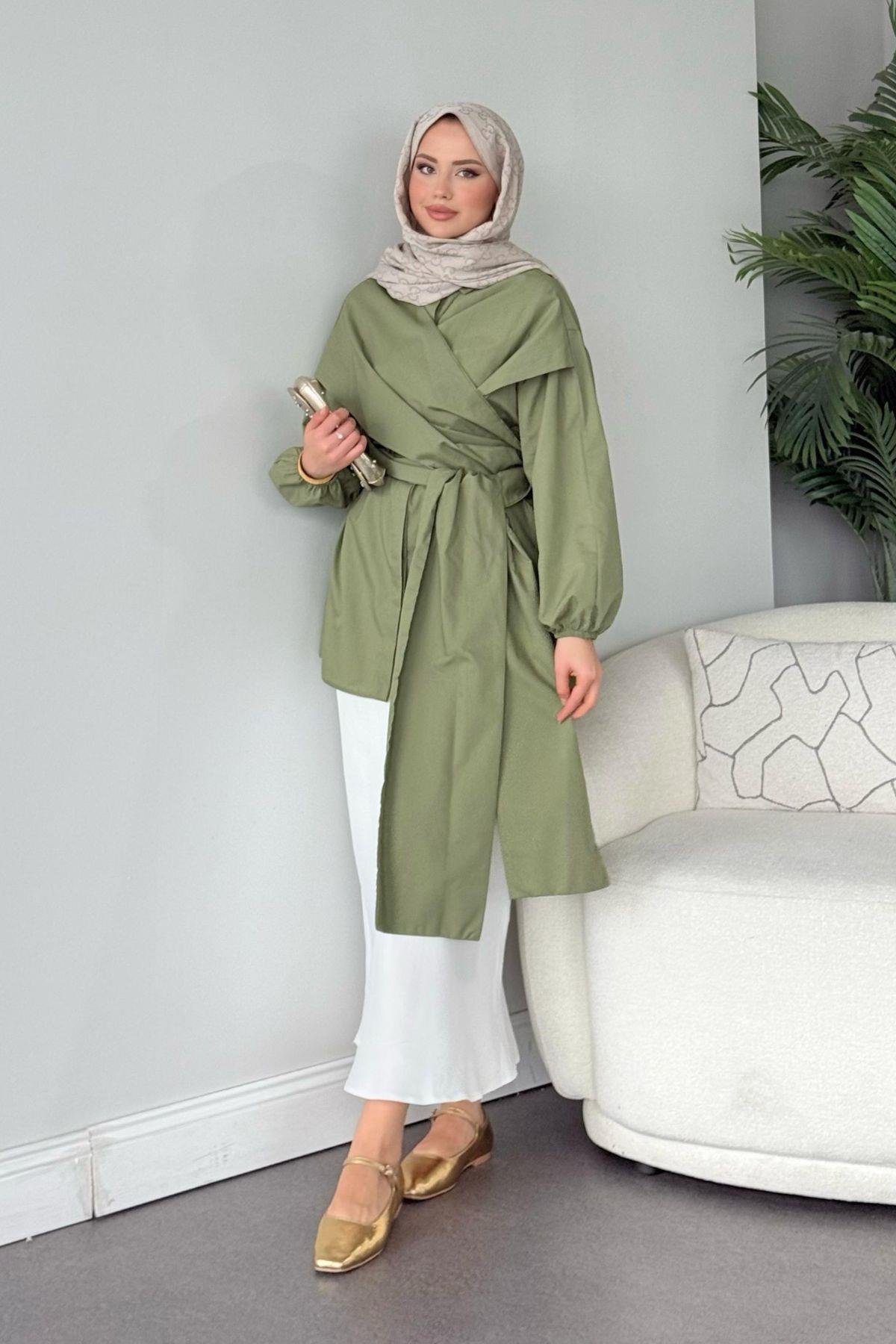 Oliva Bağlamalı Gömlek Mint, Fiyatları 