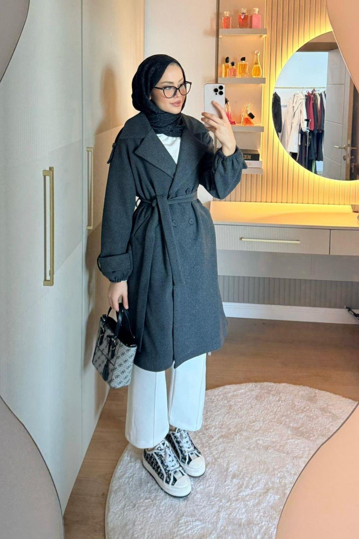 Omuzu Kemerli Kaban Antrasit, Fiyatları 