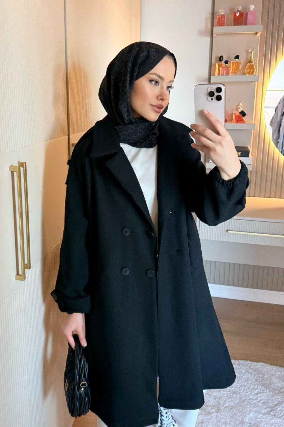 Omuzu Kemerli Kaban Siyah, Fiyatları 