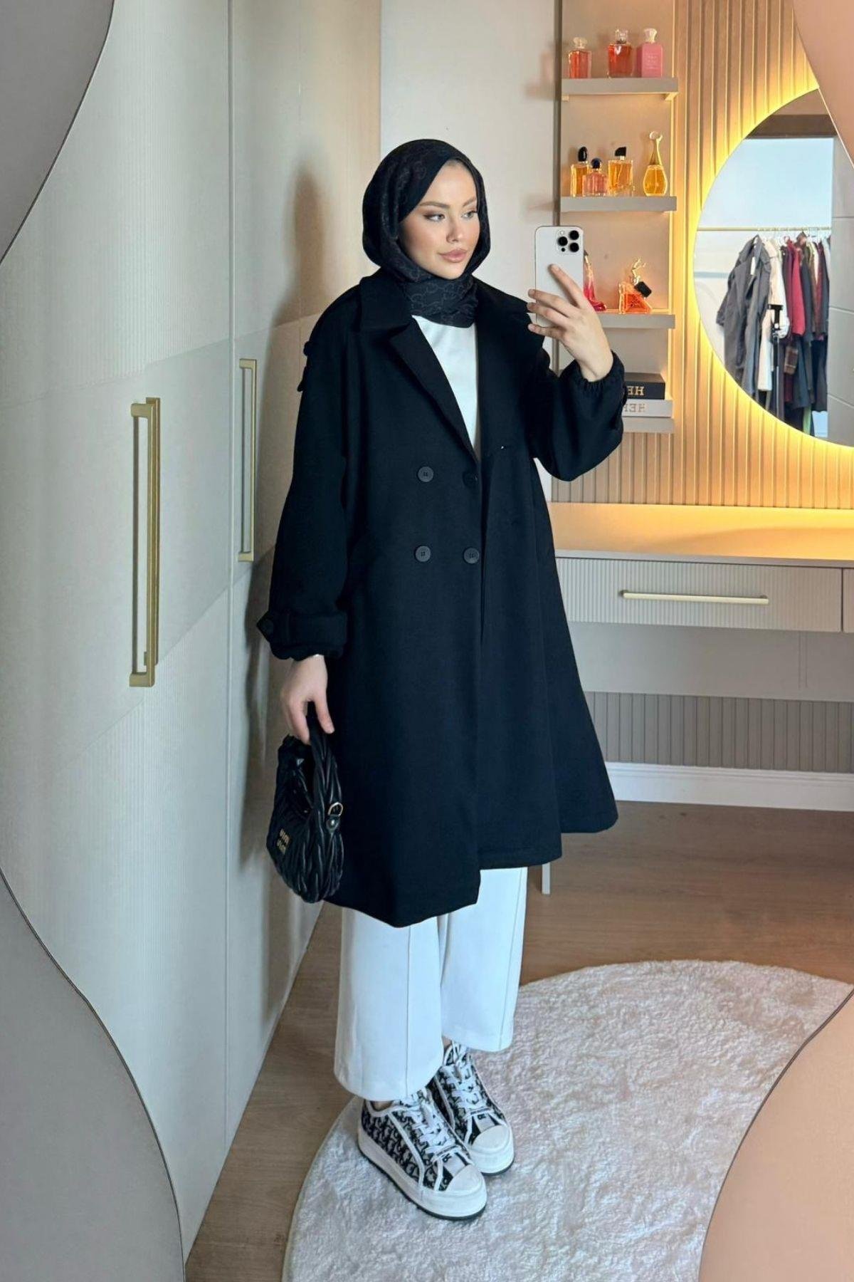 Omuzu Kemerli Kaban Siyah, Fiyatları 