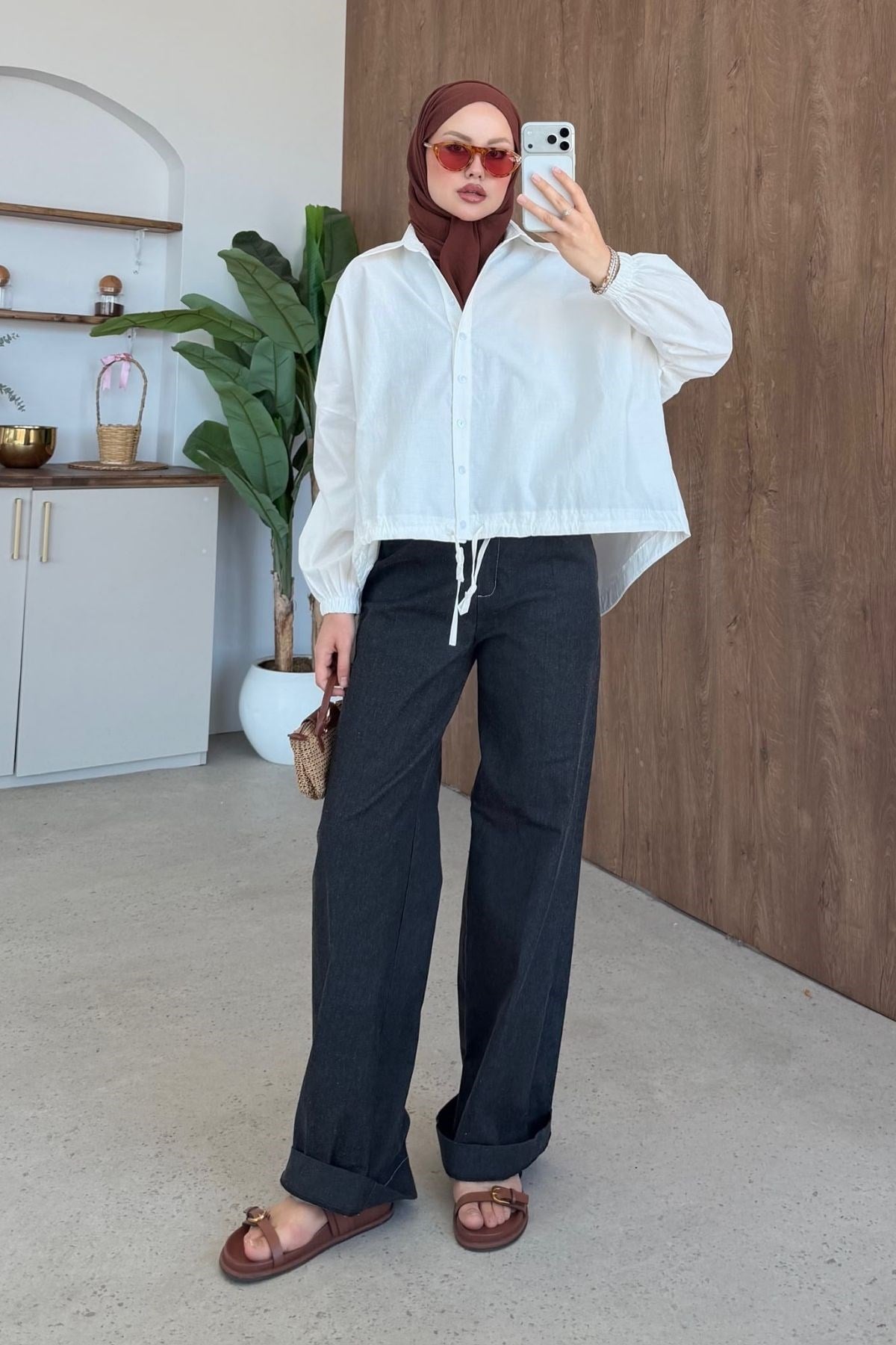 Oversize Poplin Gömek Beyaz, Fiyatları 