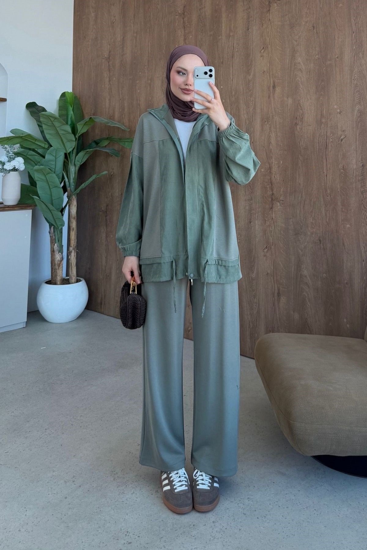 Oxford Garnili Takım Mint, Fiyatları 