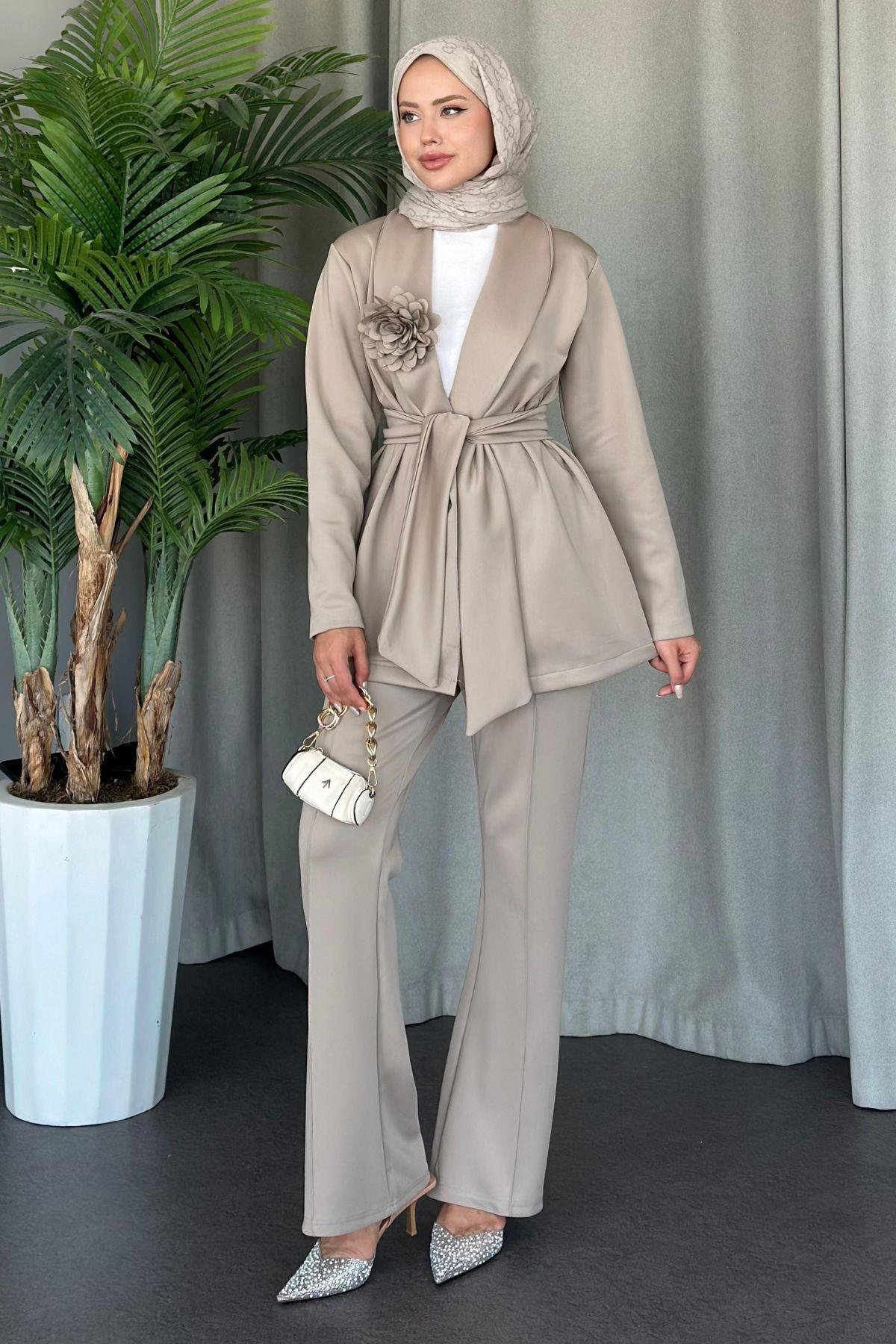 Özel Premium Mona Takım Bej, Fiyatları 