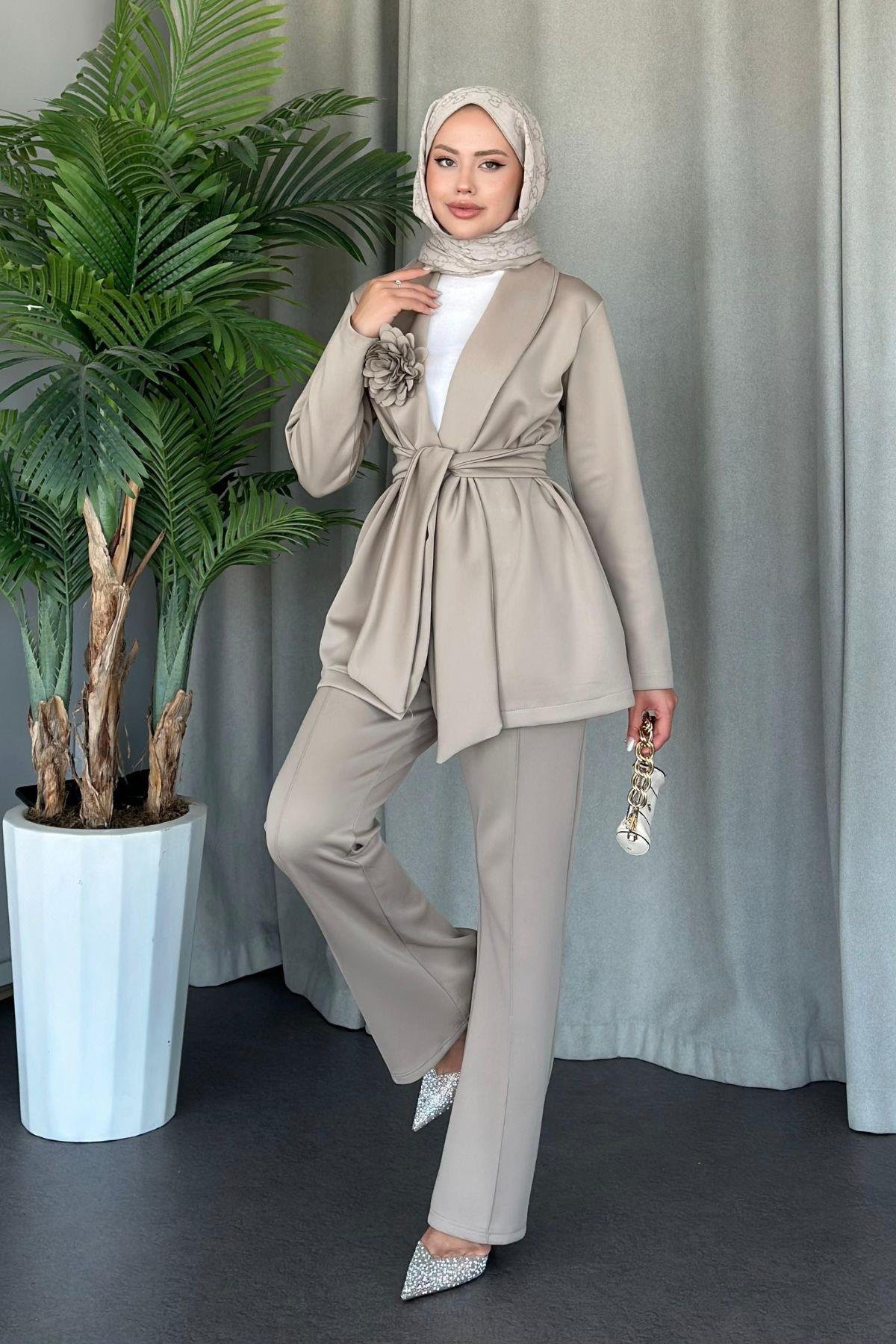 Özel Premium Mona Takım Bej, Fiyatları 