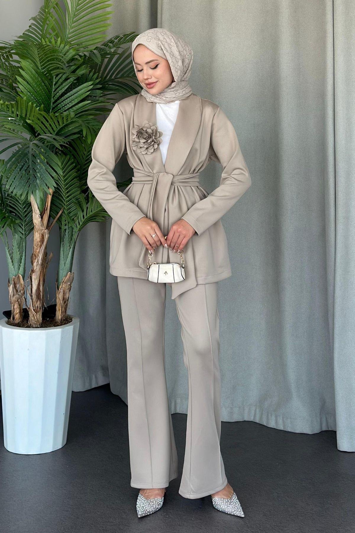 Özel Premium Mona Takım Bej, Fiyatları 