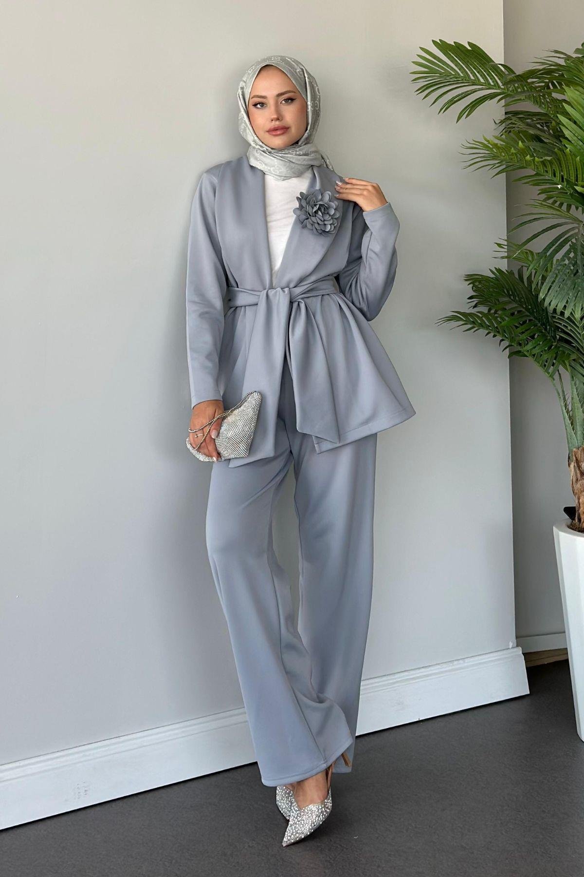 Özel Premium Mona Takım Gri, Fiyatları 