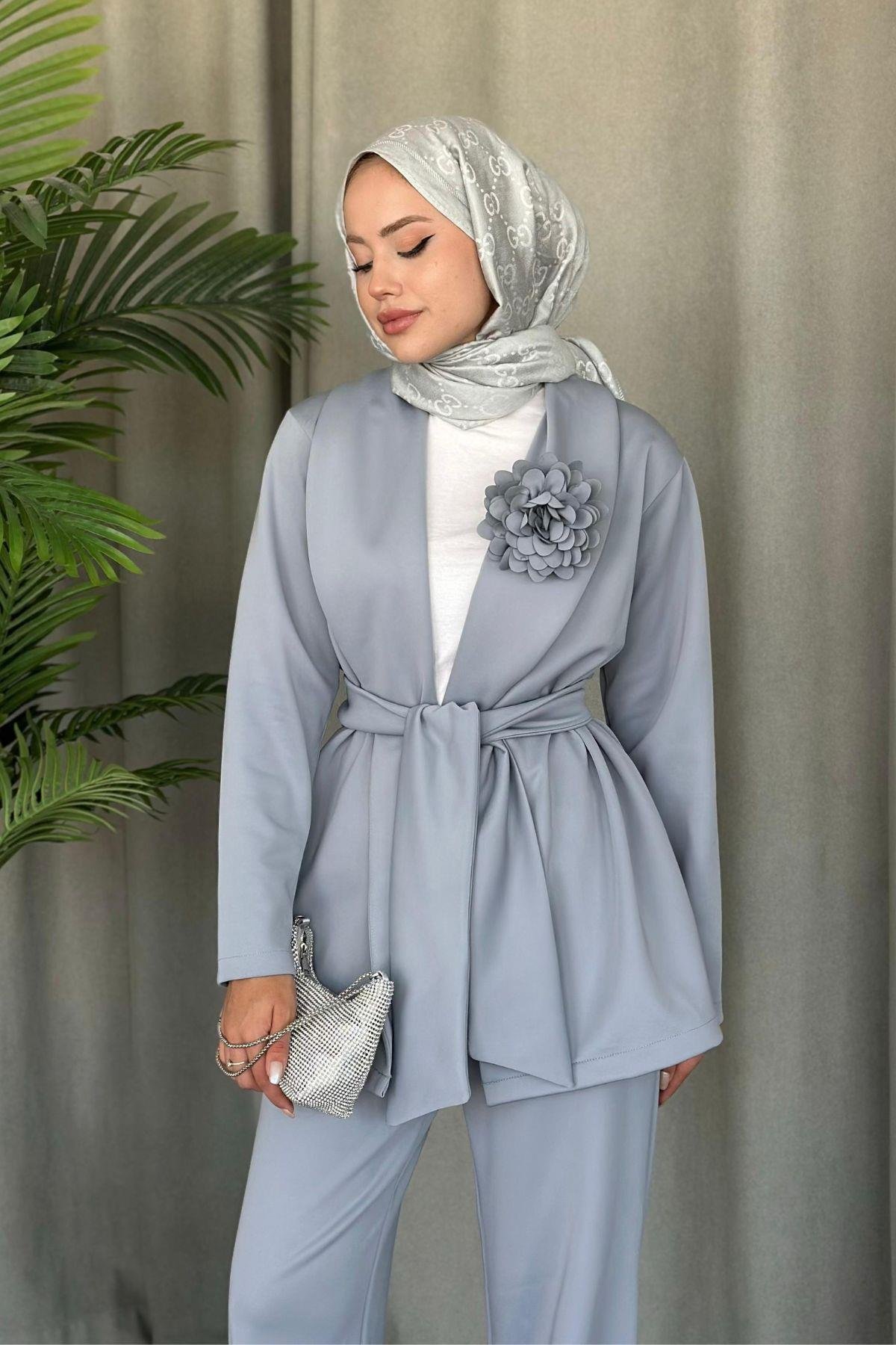 Özel Premium Mona Takım Gri, Fiyatları 