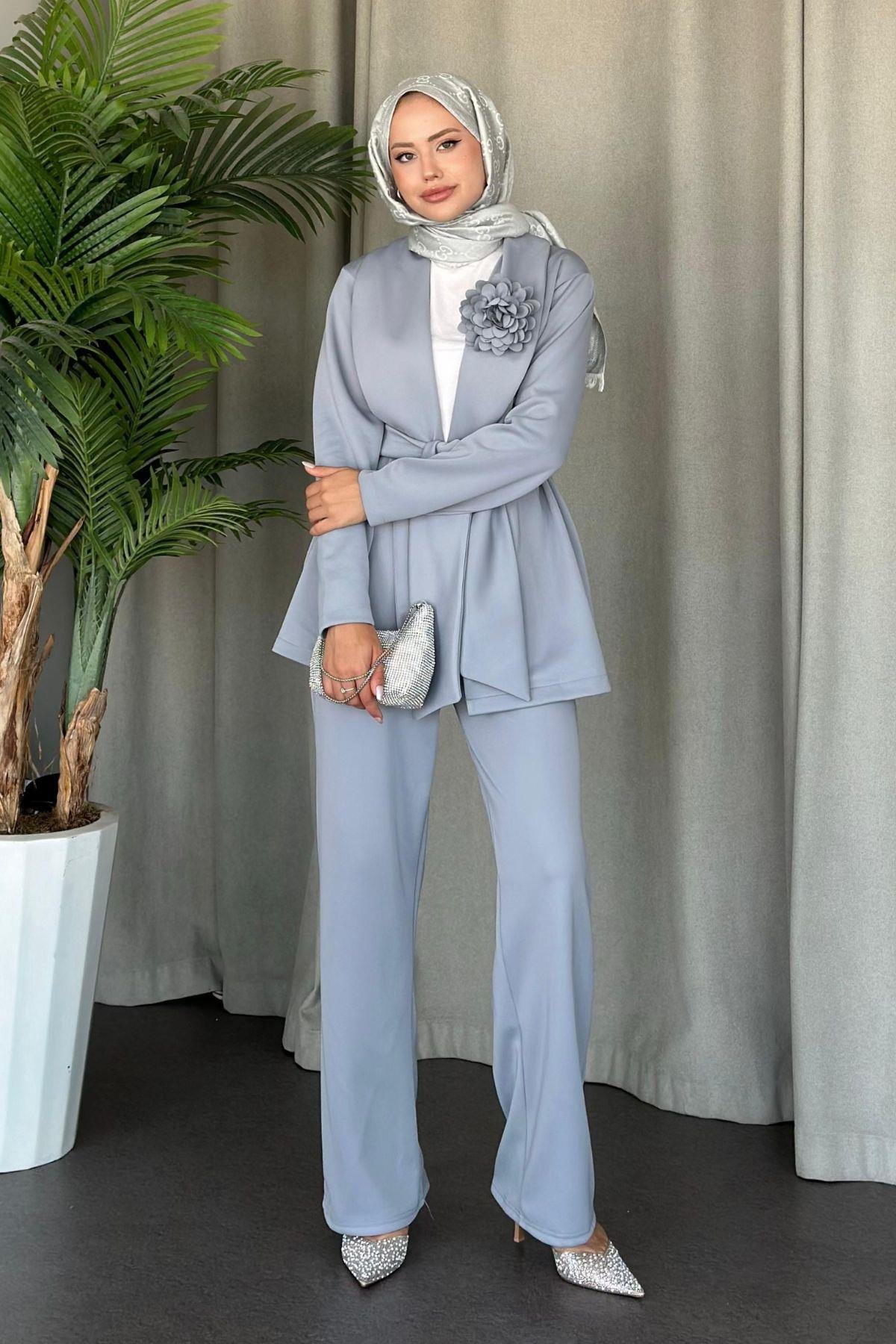 Özel Premium Mona Takım Gri, Fiyatları 