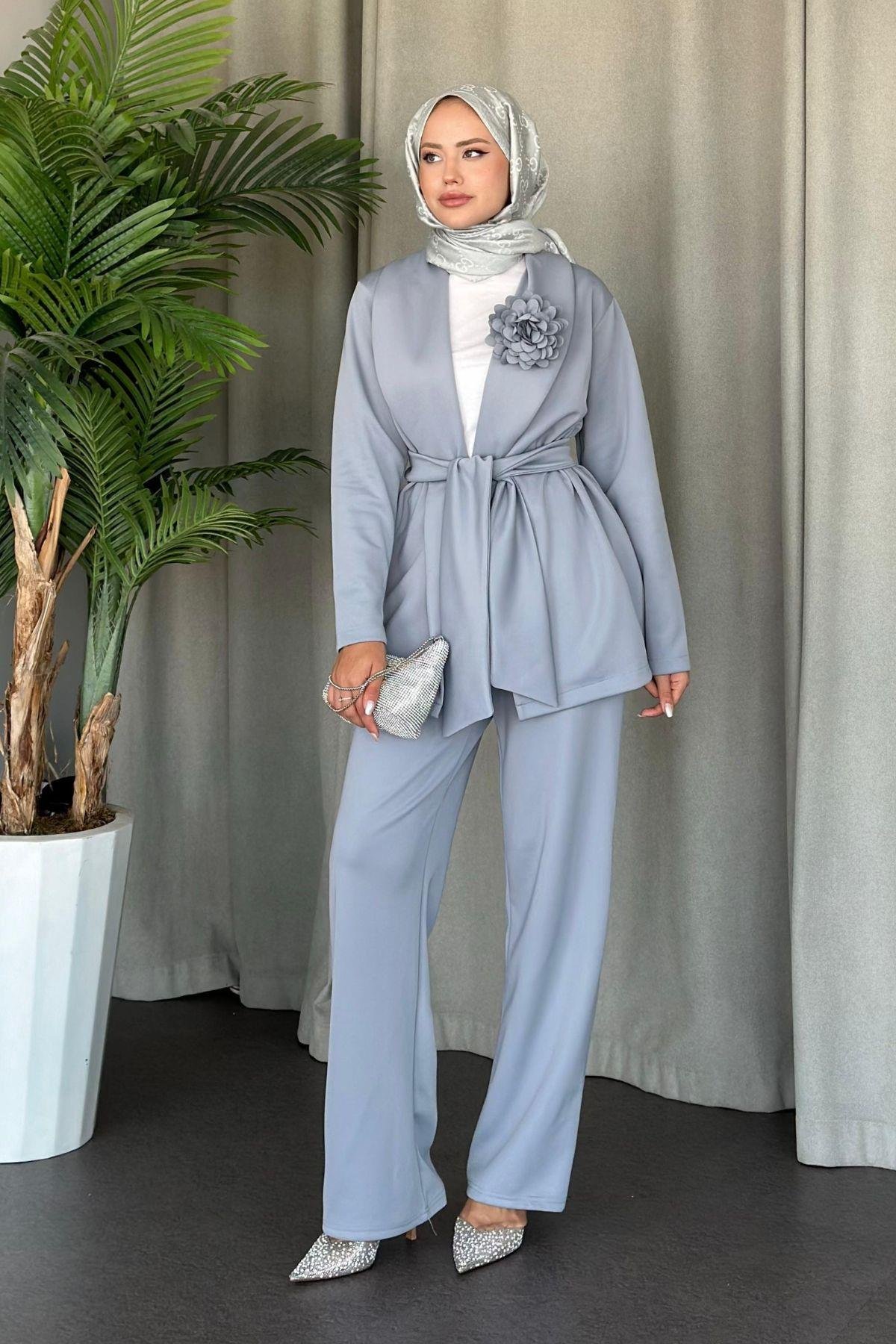 Özel Premium Mona Takım Gri, Fiyatları 