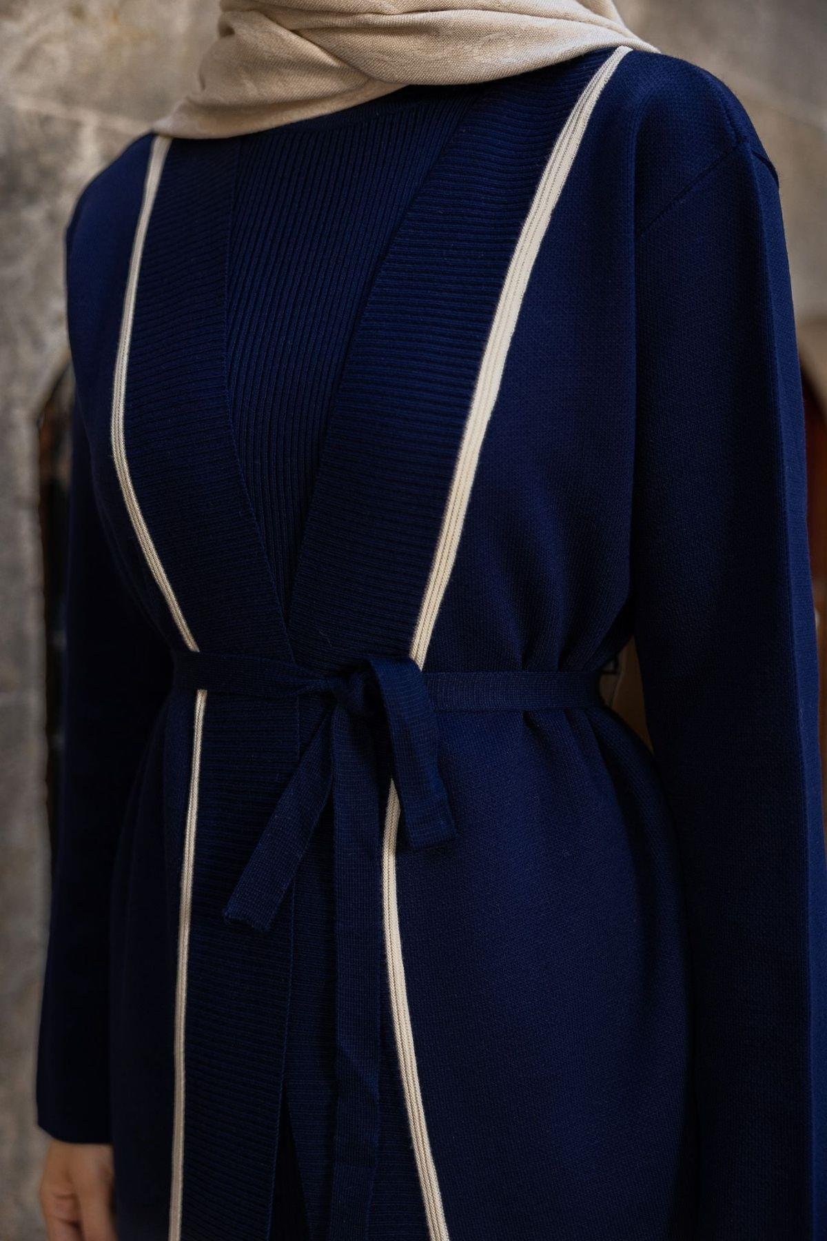 Özün Jileli Takım Lacivert, Fiyatları Özün Jileli Takım Lacivert- Haza Moda