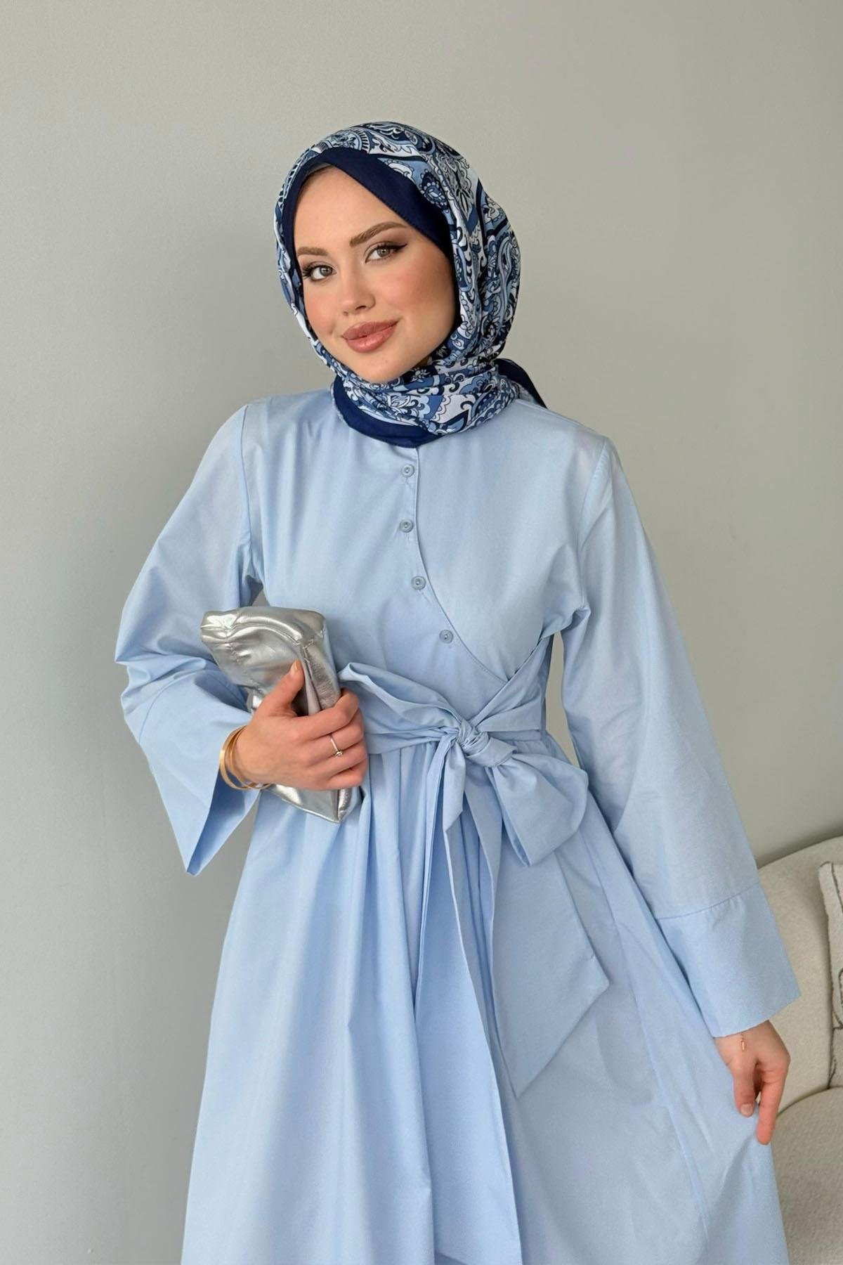 Pamela Elbise Bebe Mavi, Fiyatları Pamela Elbise Bebe Mavi - Haza Moda