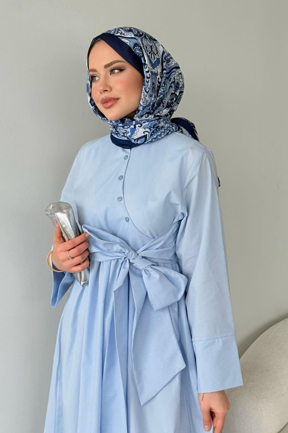 Pamela Elbise Bebe Mavi, Fiyatları Pamela Elbise Bebe Mavi - Haza Moda