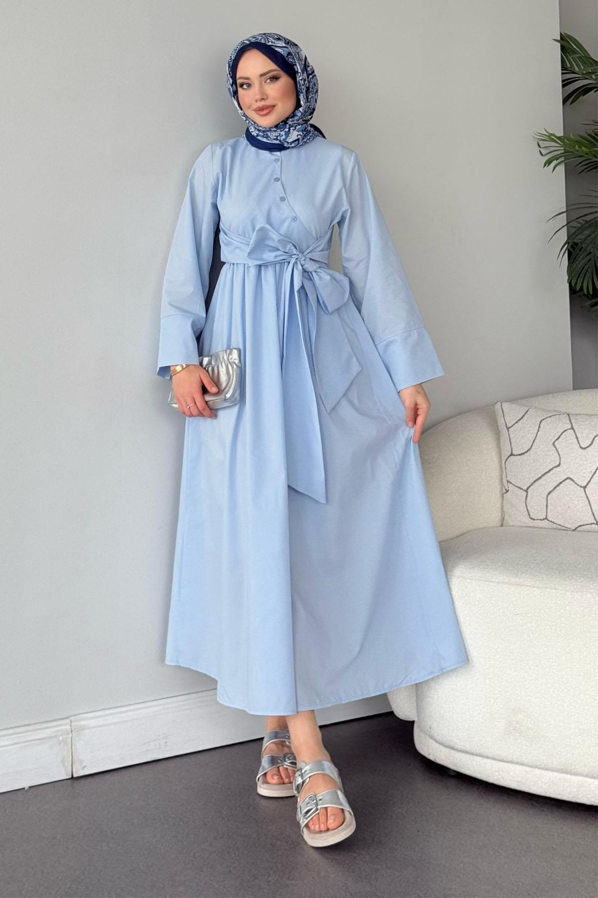 Pamela Elbise Bebe Mavi, Fiyatları Pamela Elbise Bebe Mavi - Haza Moda