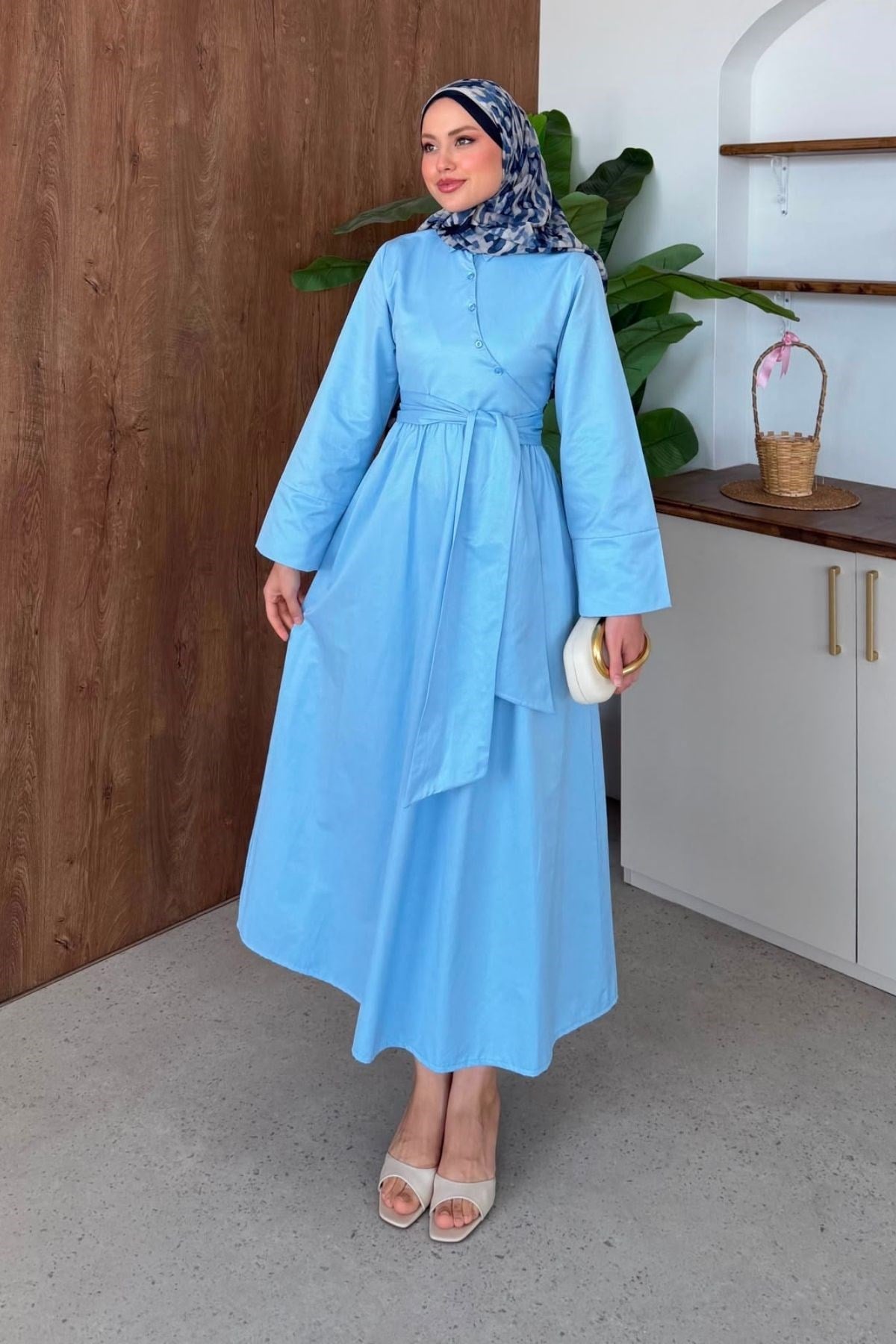 Pamela Elbise Bebe Mavi, Fiyatları Pamela Elbise Bebe Mavi - Haza Moda