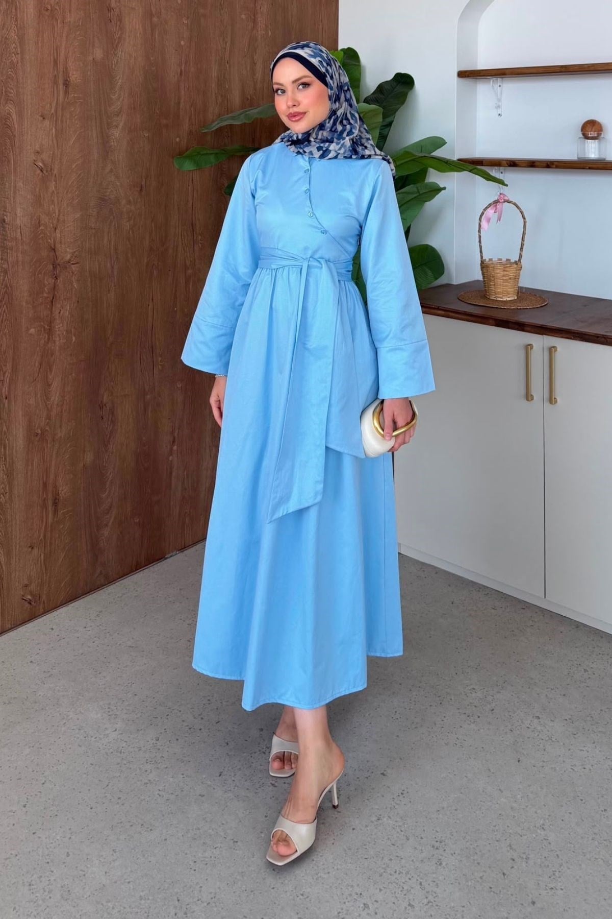 Pamela Elbise Bebe Mavi, Fiyatları Pamela Elbise Bebe Mavi - Haza Moda