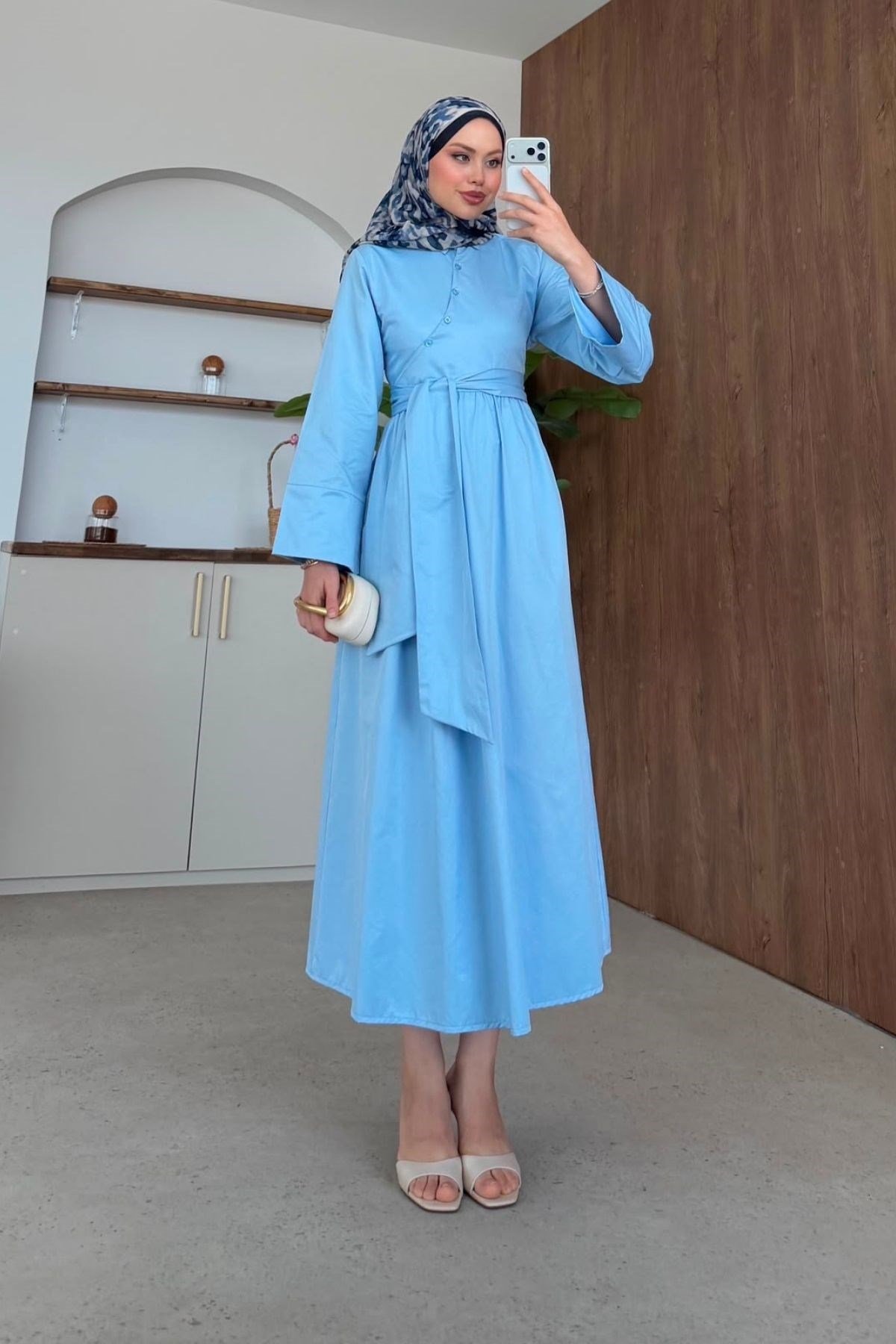 Pamela Elbise Bebe Mavi, Fiyatları Pamela Elbise Bebe Mavi - Haza Moda