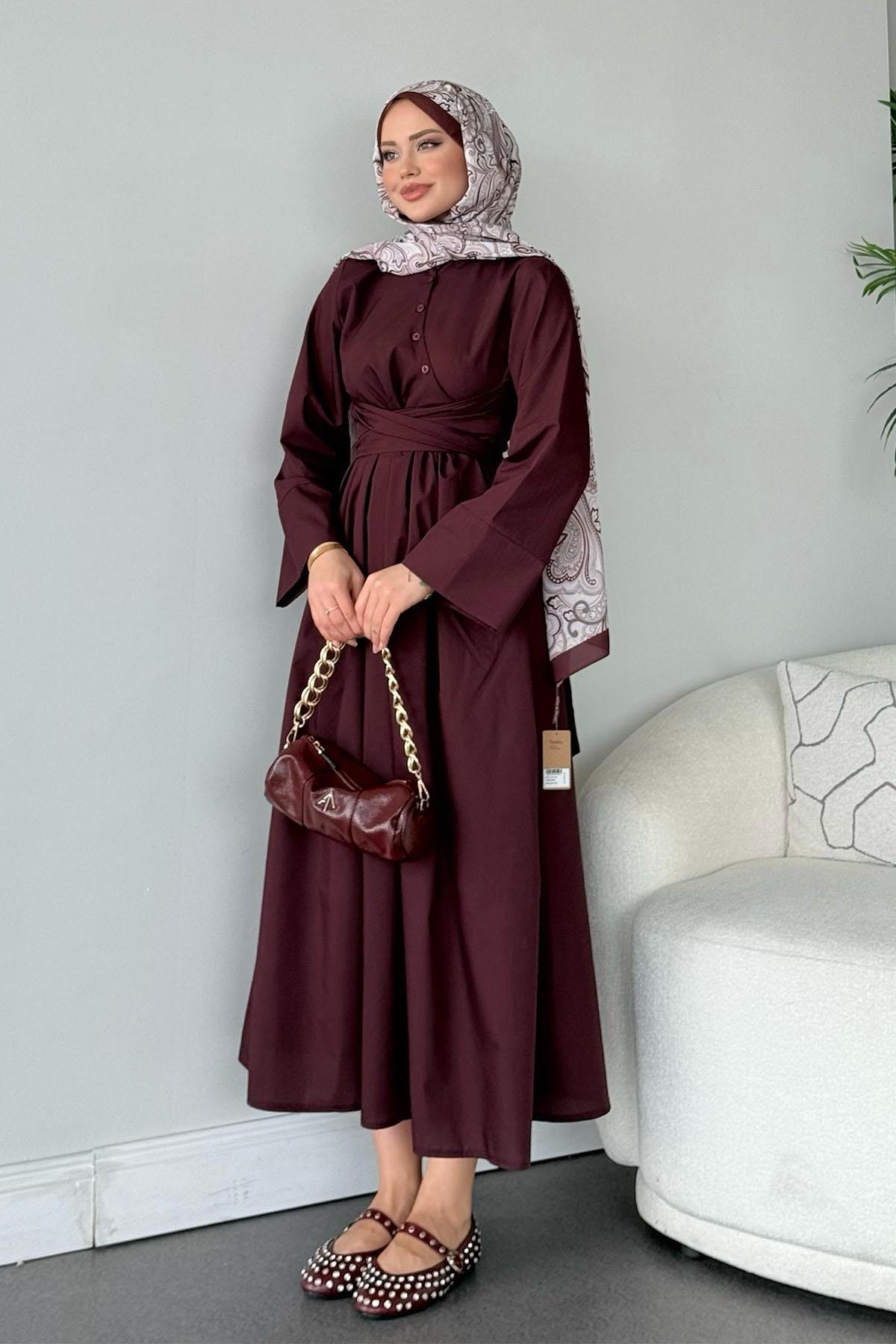 Pamela Elbise Cherry, Fiyatları Pamela Elbise Cherry- Haza Moda