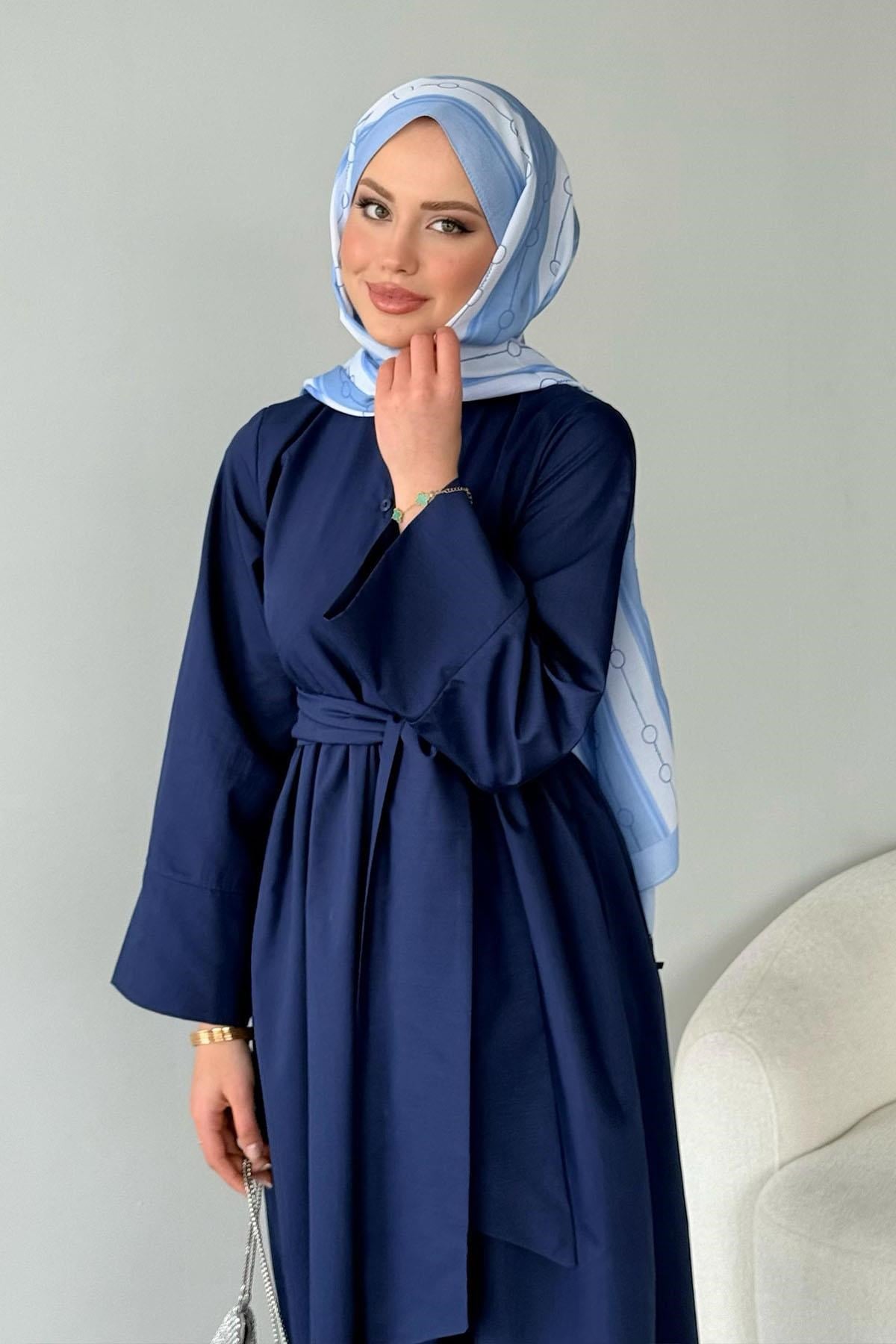 Pamela Elbise Lacivert, Fiyatları Pamela Elbise Lacivert- Haza Moda