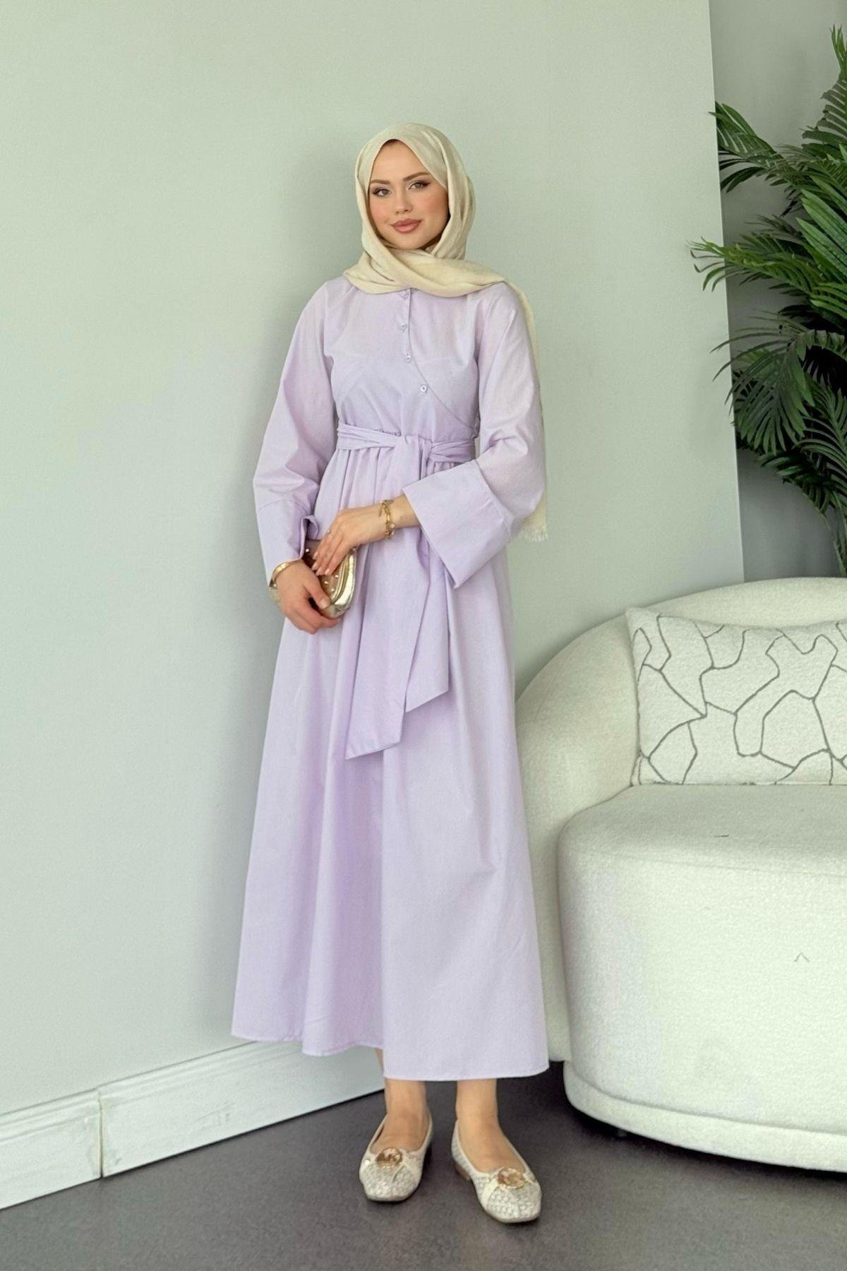 Pamela Elbise Lila, Fiyatları Pamela Elbise Lila- Haza Moda 