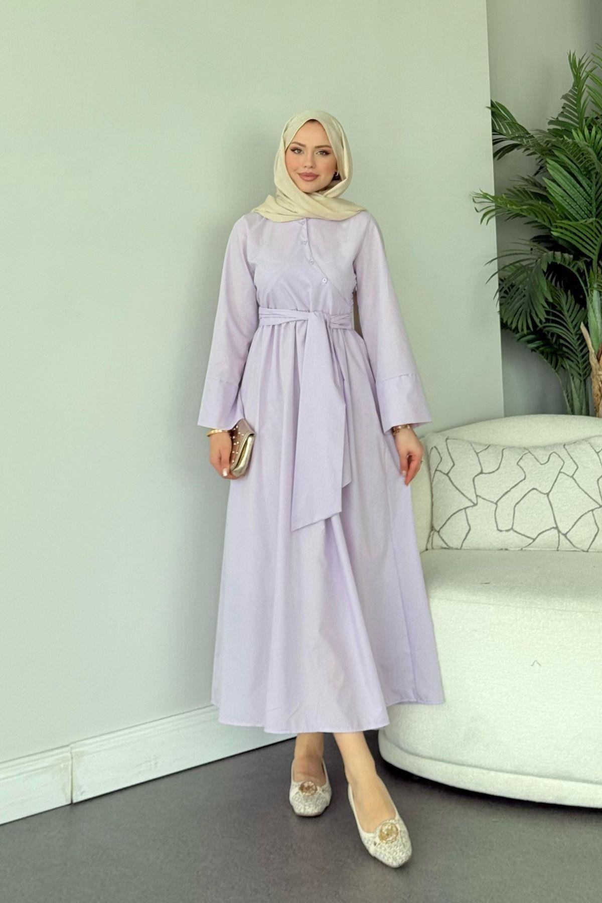 Pamela Elbise Lila, Fiyatları Pamela Elbise Lila- Haza Moda 