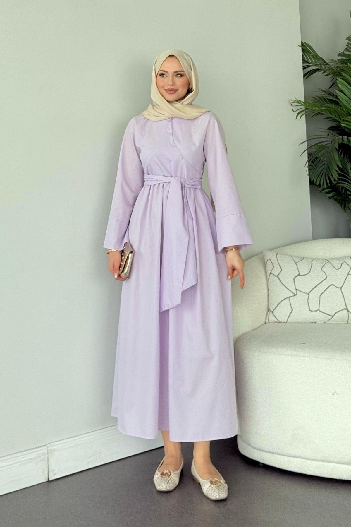 Pamela Elbise Lila, Fiyatları Pamela Elbise Lila- Haza Moda 