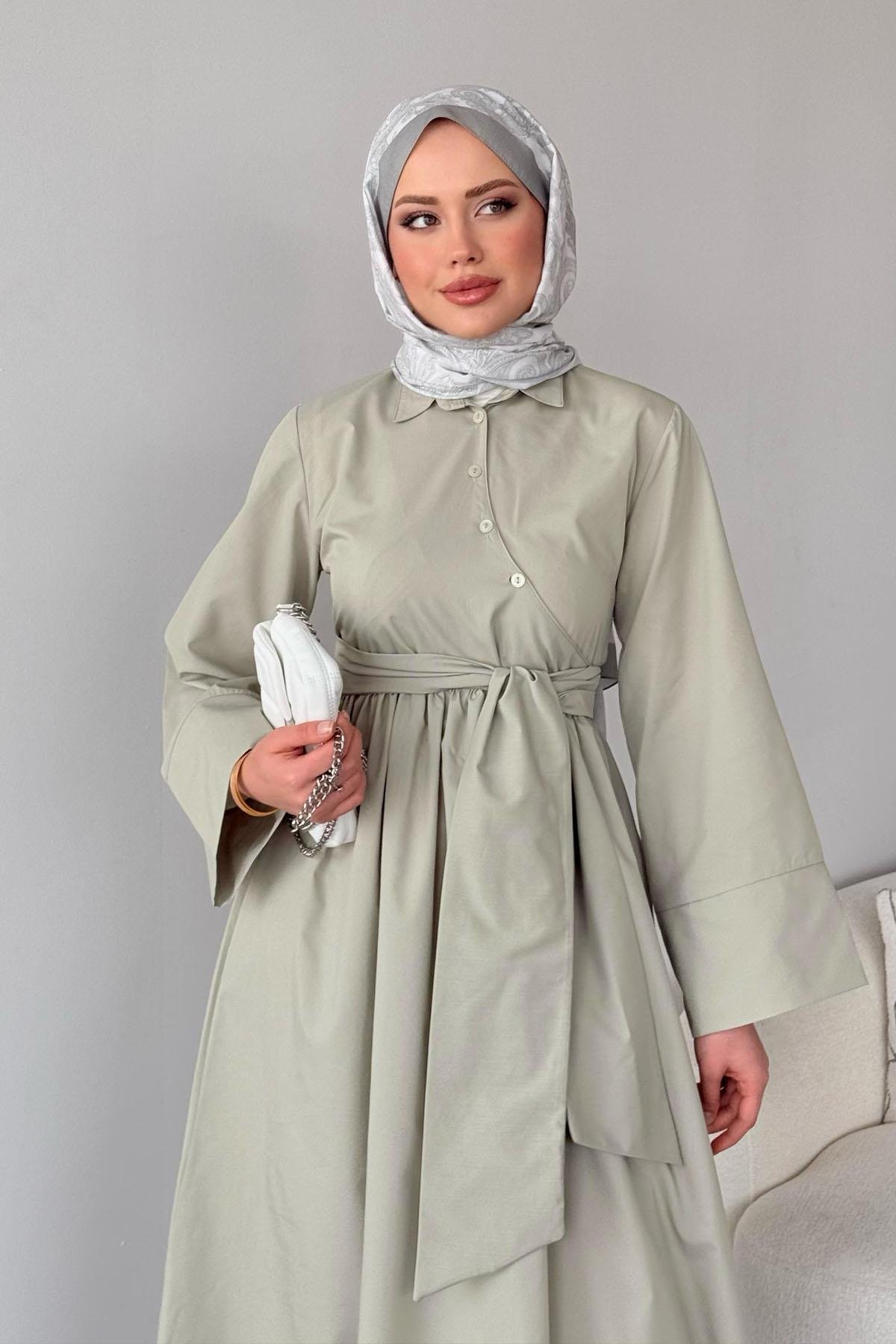 Pamela Elbise Mint, Fiyatları Pamela Elbise Mint - Haza Moda