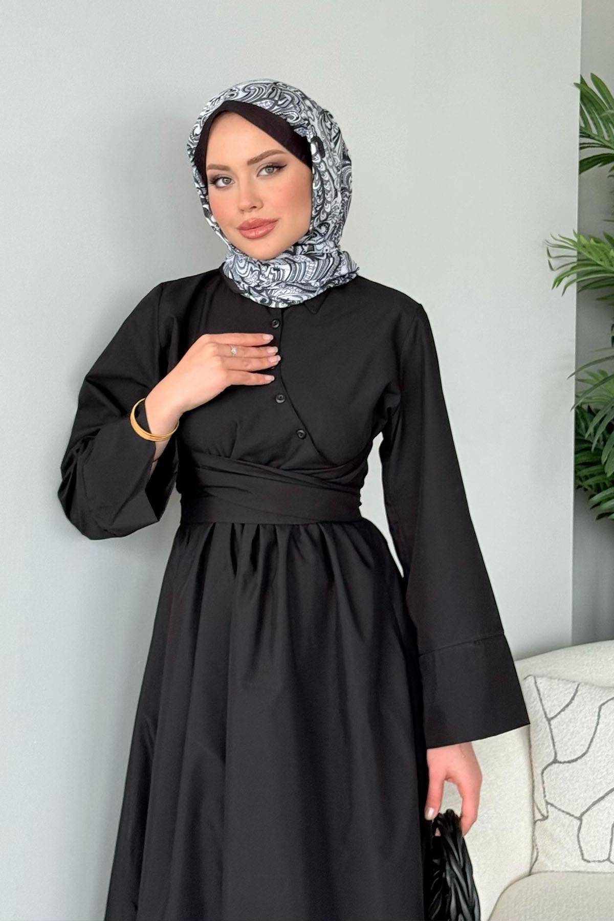 Pamela Elbise Siyah, Fiyatları Pamela Elbise Siyah- Haza Moda